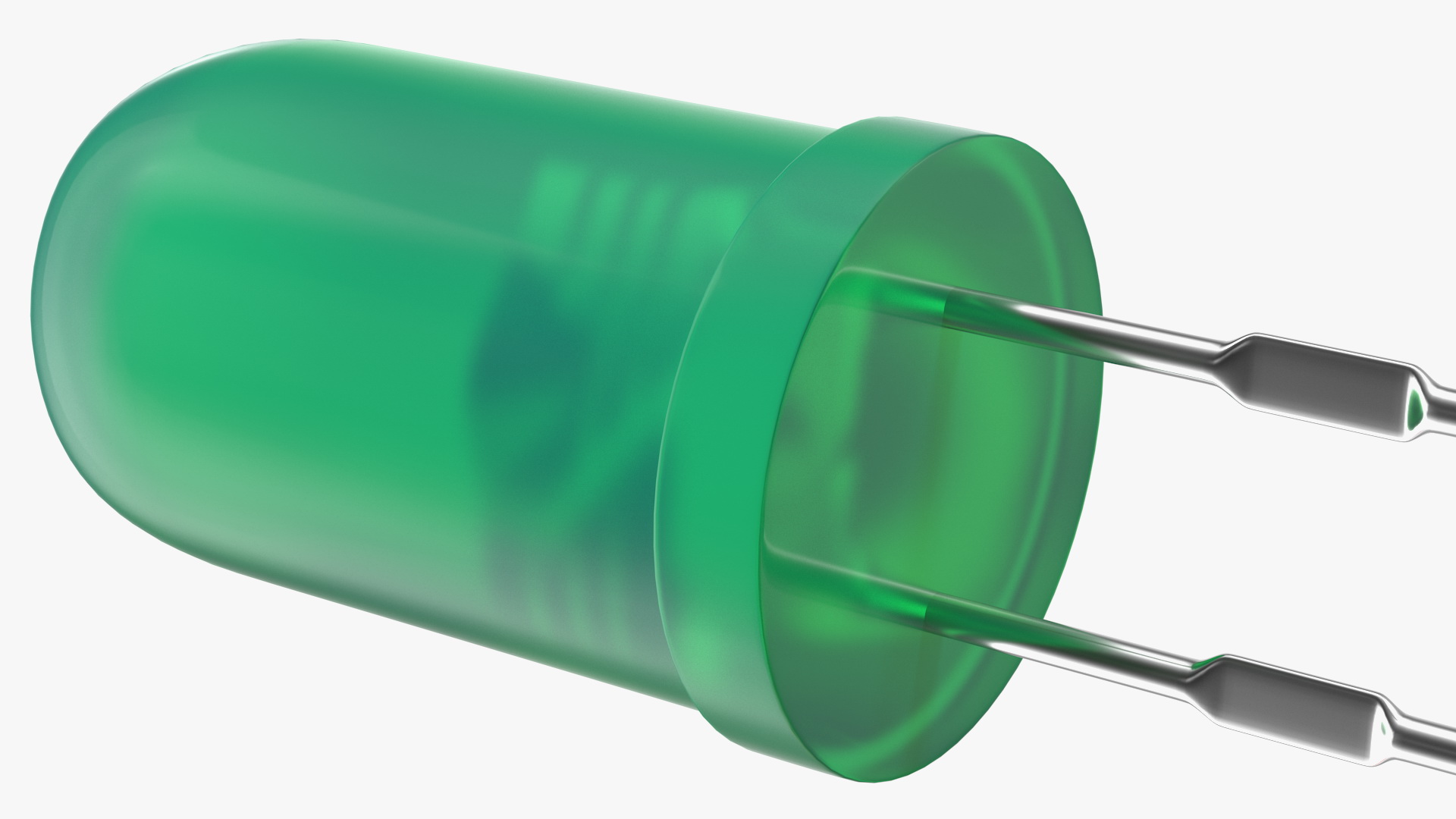 Round Light Emitting Diode Soldered Set 3D model