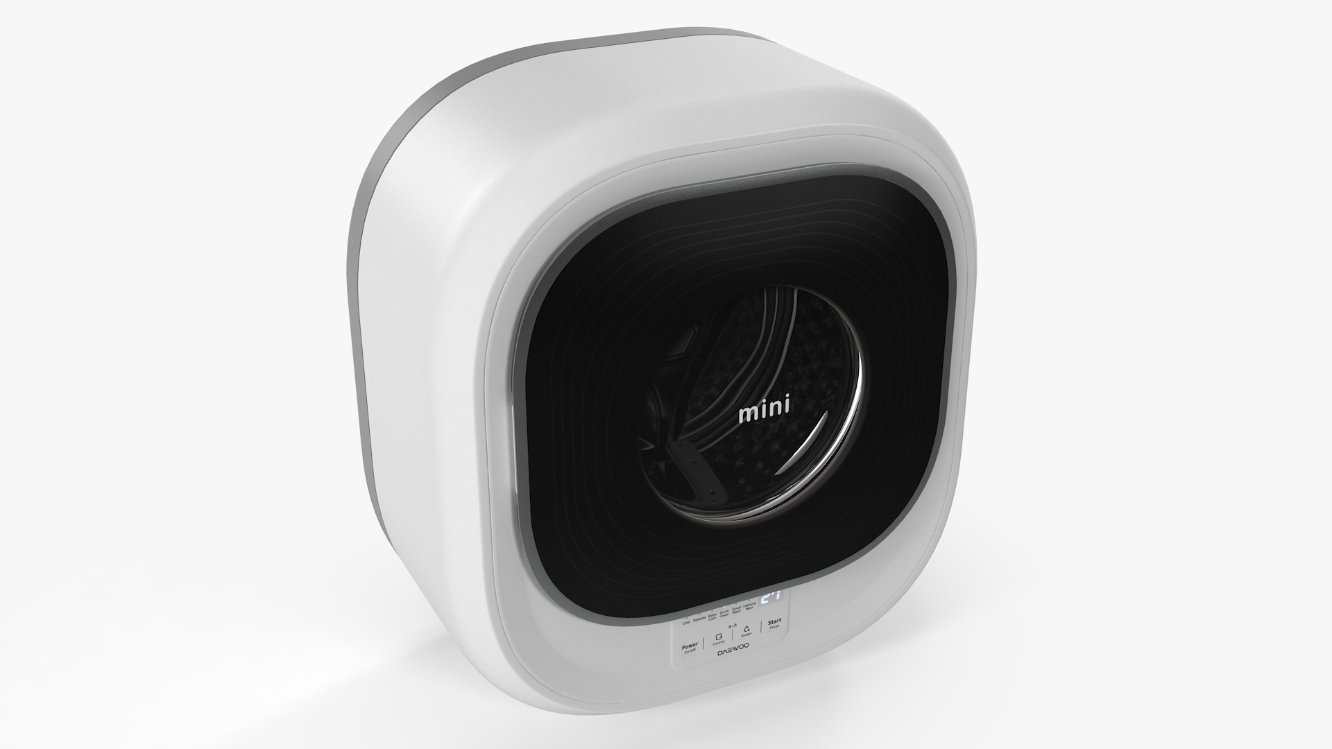 3D model Wall Mounted Washing Machine Daewoo