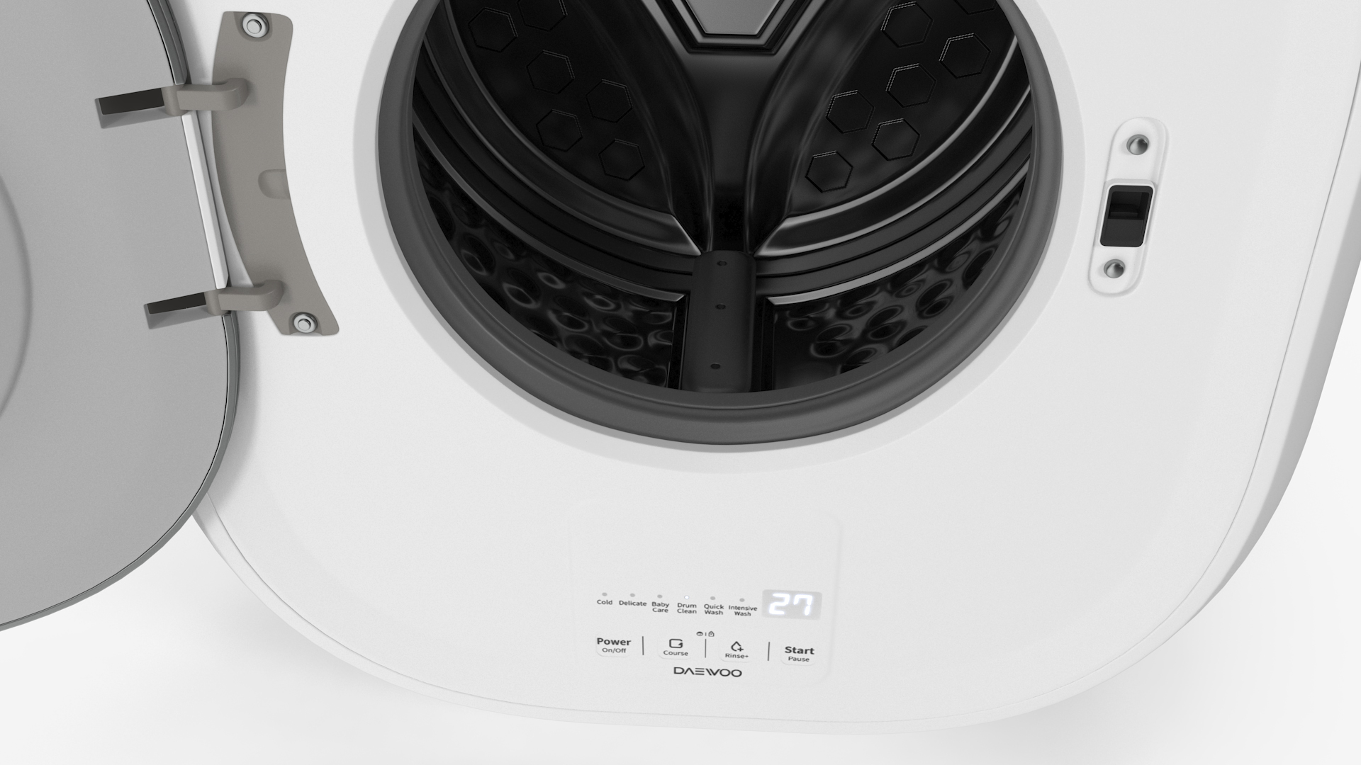 3D model Wall Mounted Washing Machine Daewoo