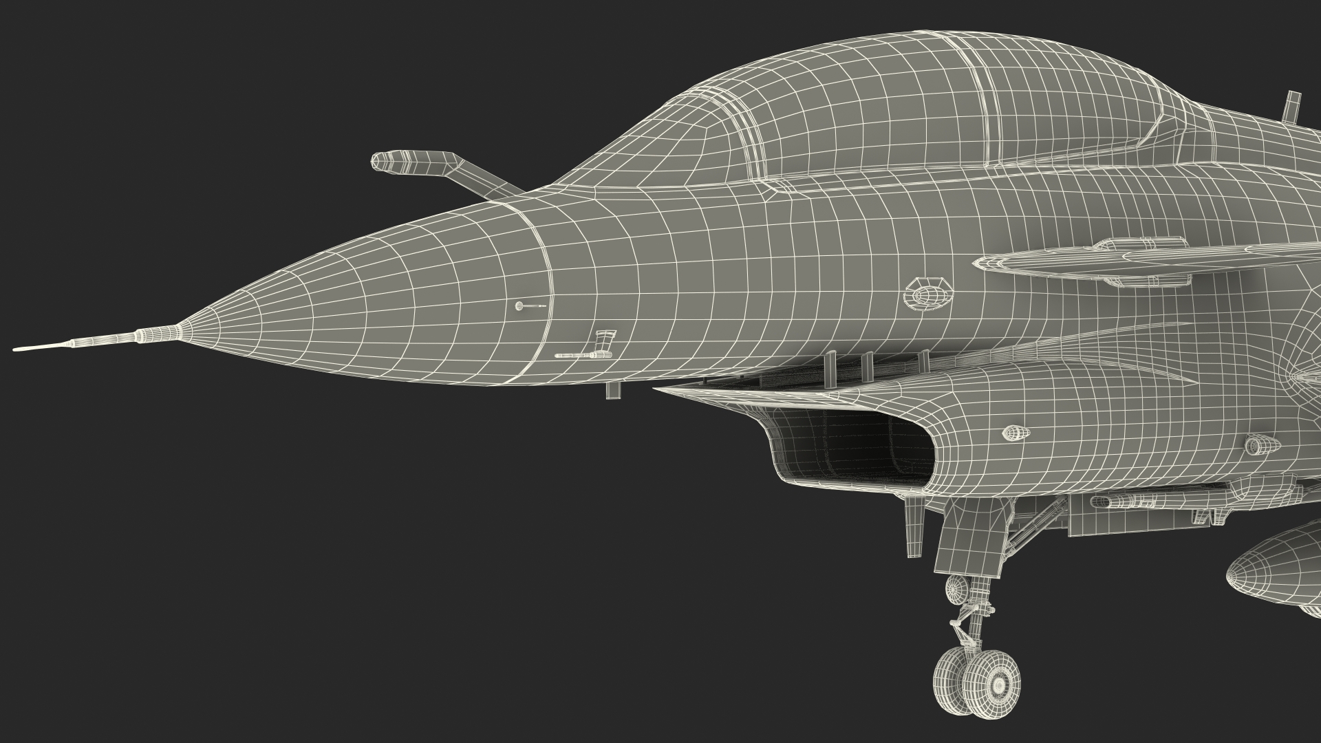3D model Chengdu J10 S Tandem Seated Fighter Jet Armed