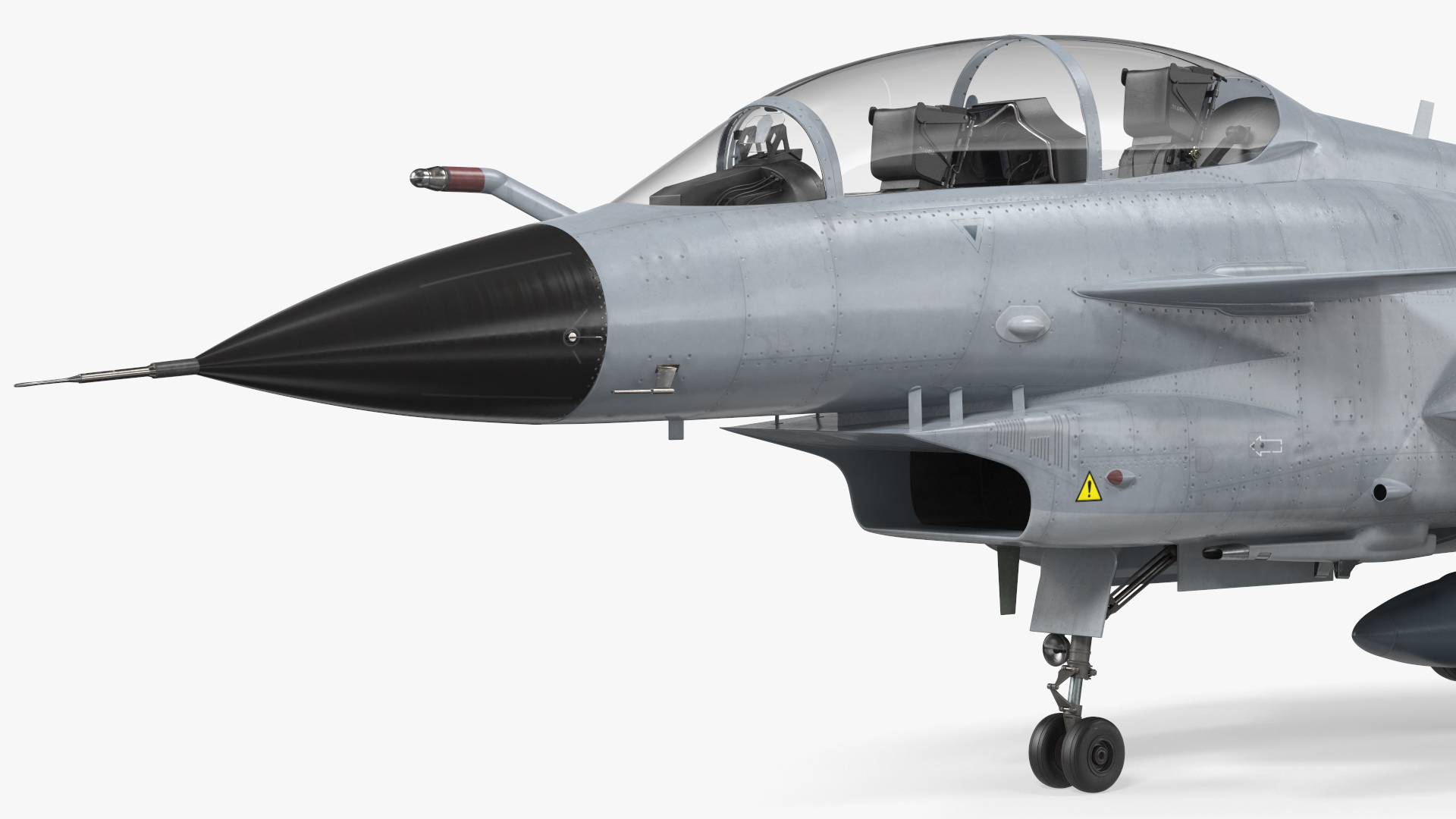3D model Chengdu J10 S Tandem Seated Fighter Jet Armed