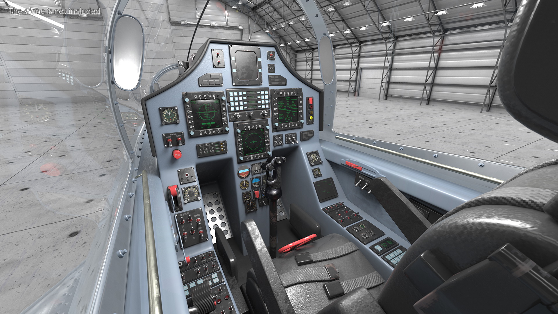 3D model Chengdu J10 S Tandem Seated Fighter Jet Armed