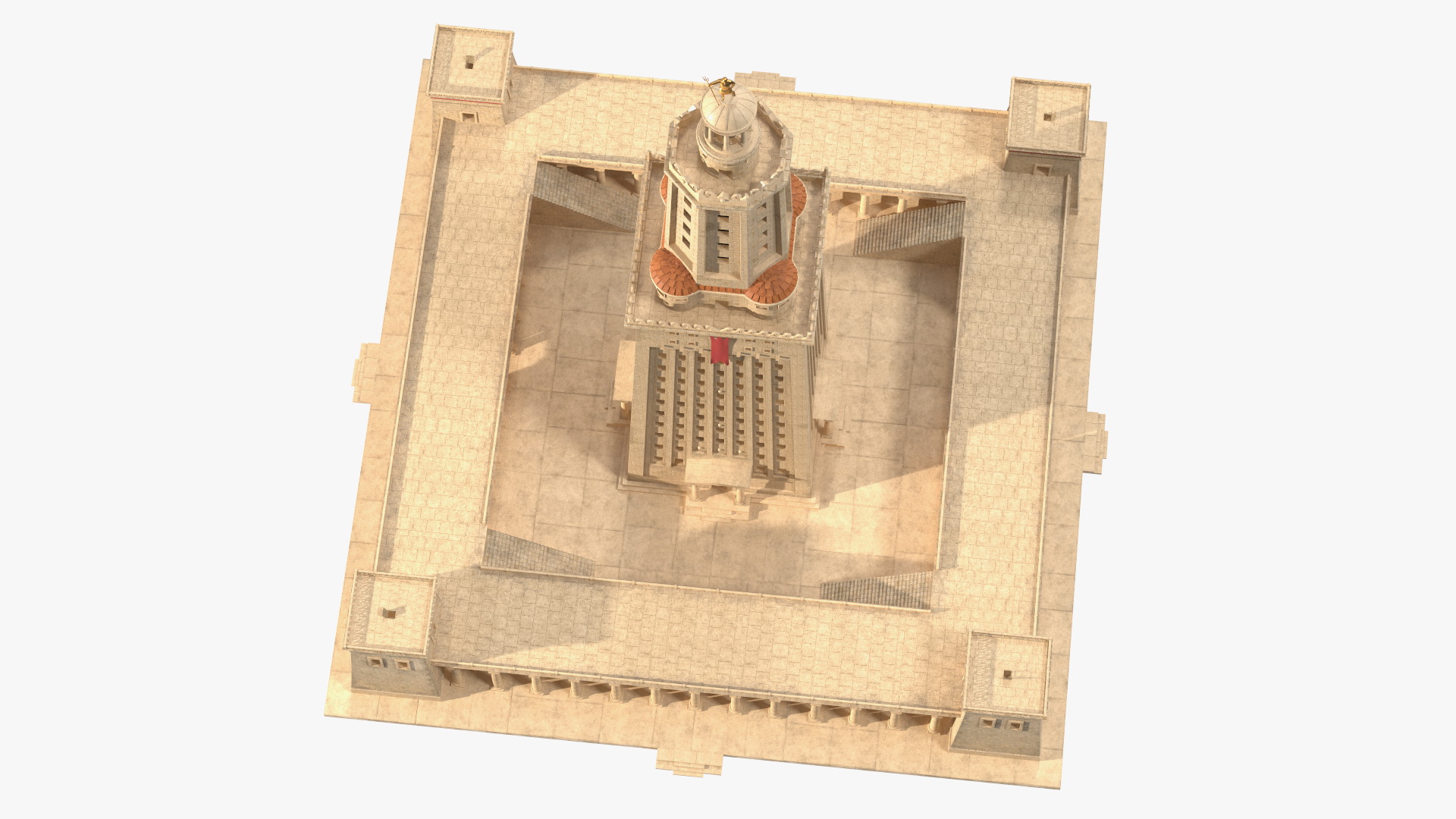 Lighthouse of Alexandria 3D model