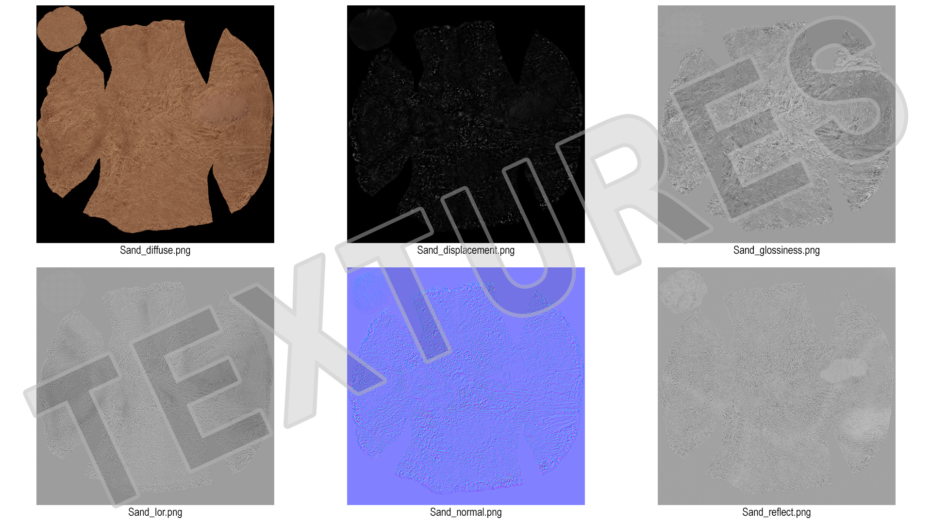 3D model Pile of Construction Sand