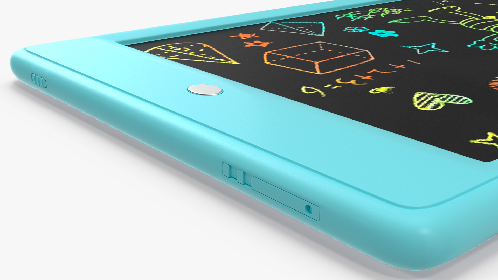 LCD Writing Tablet for Kids Blue 3D