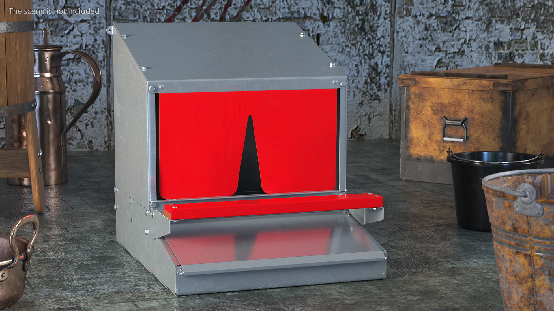 Small Reversible Rollaway Nest Box 3D model