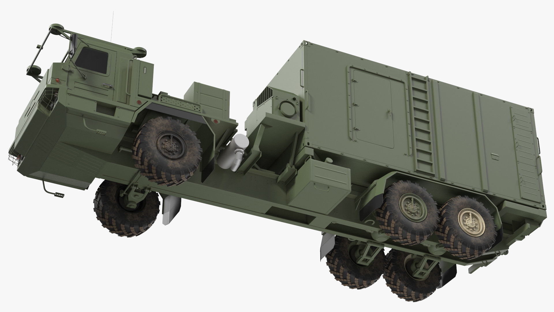 Command Vehicle 50K6 Vityaz Rigged 3D model