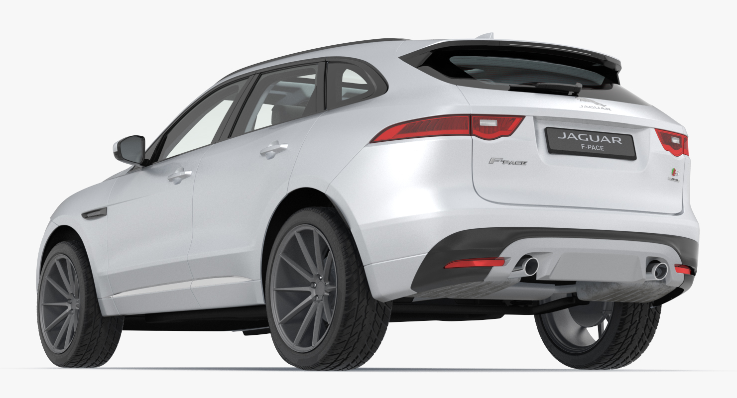 3D Jaguar F Pace 2017 model