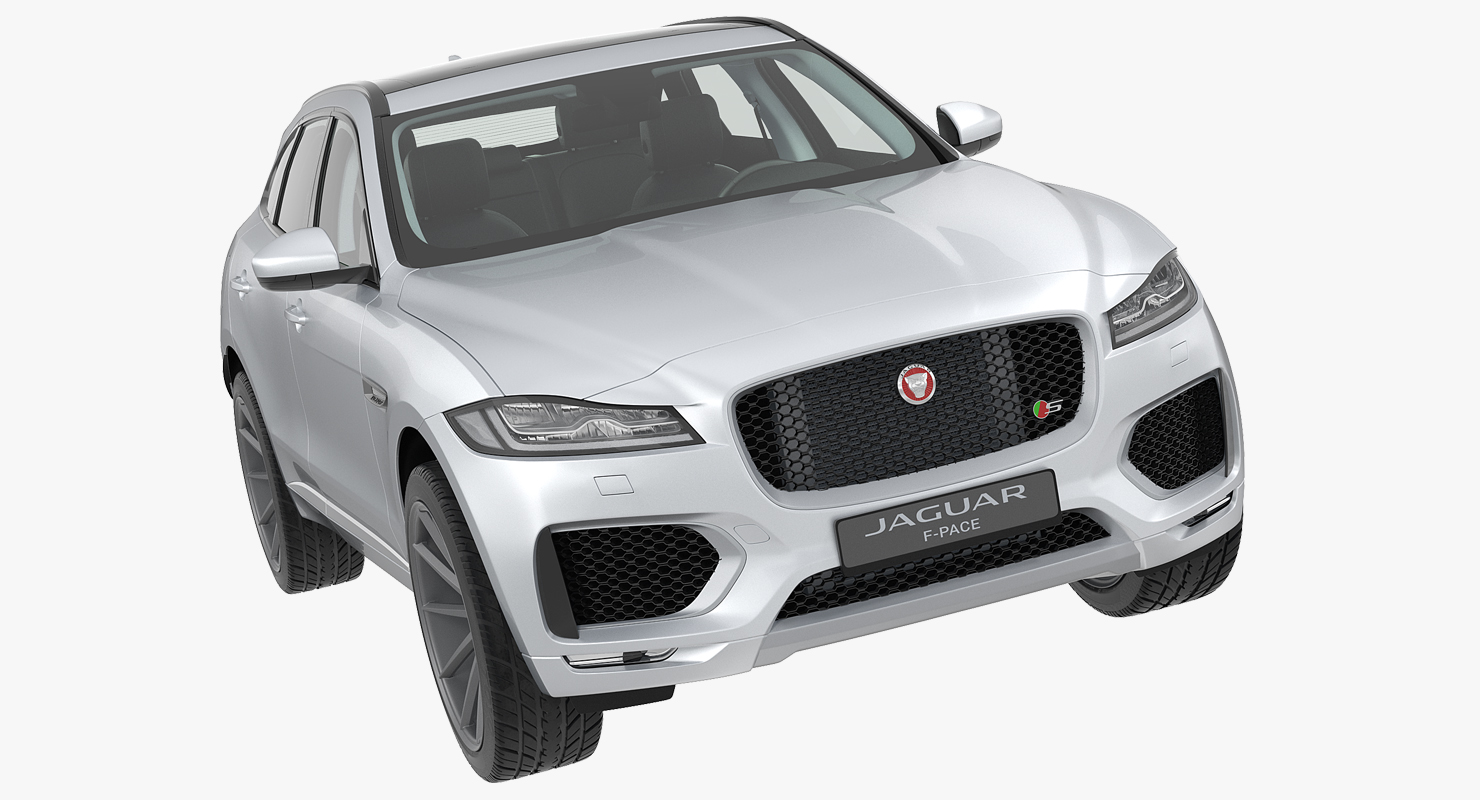 3D Jaguar F Pace 2017 model