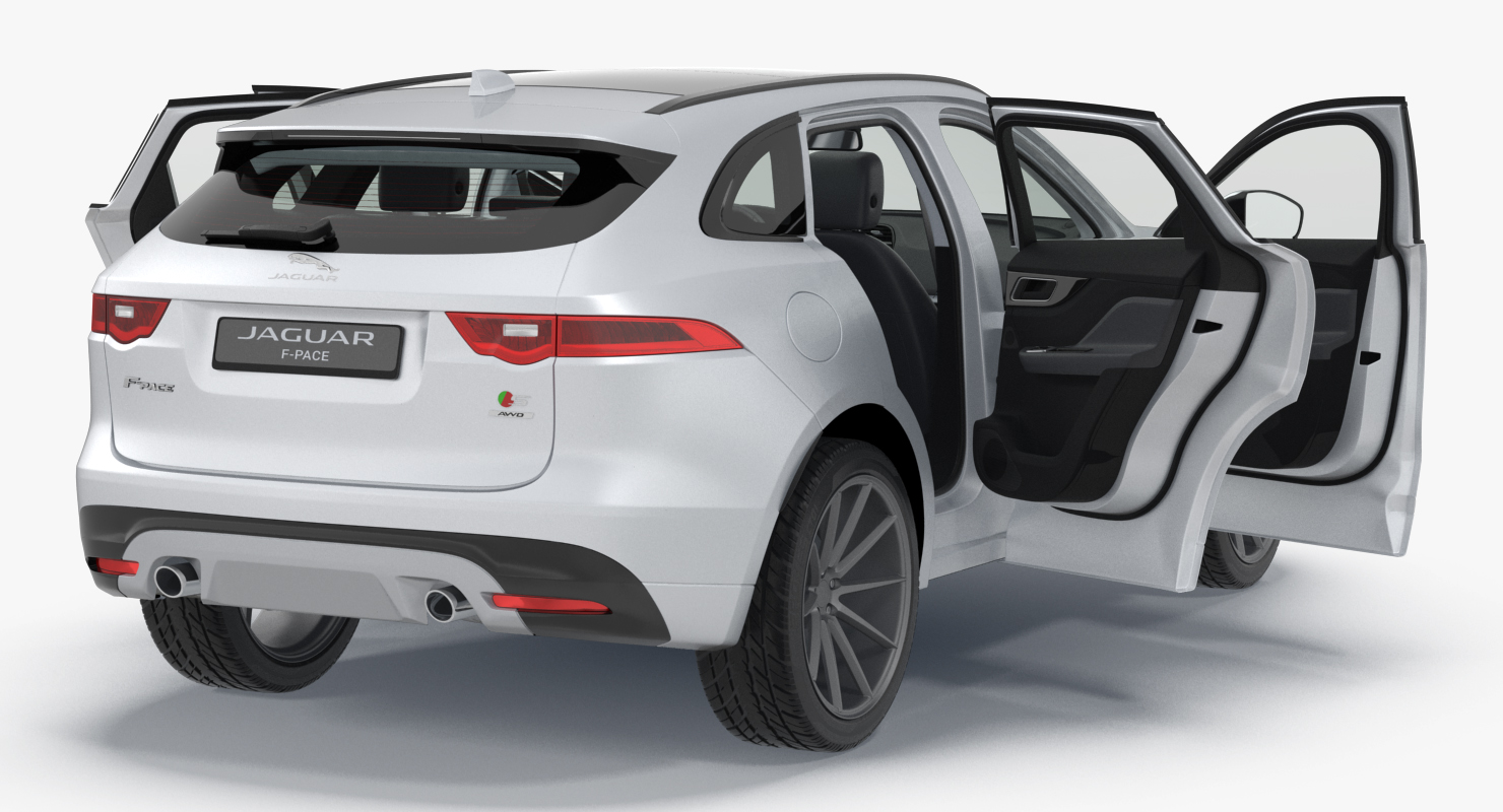 3D Jaguar F Pace 2017 model