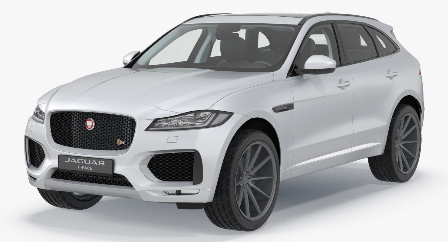 3D Jaguar F Pace 2017 model