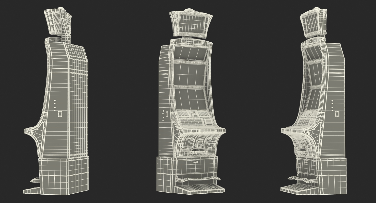 3D model Slot Machine Emerald