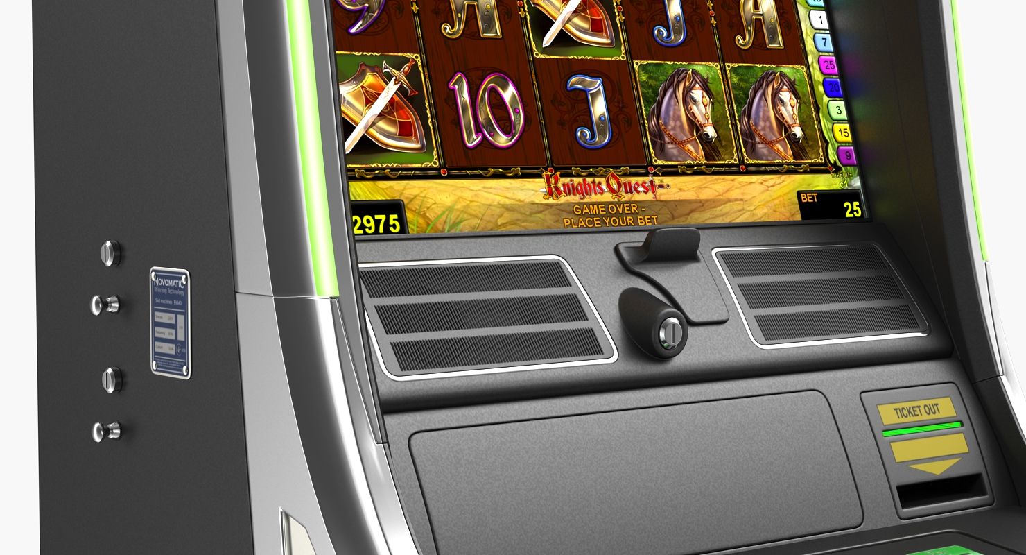3D model Slot Machine Emerald