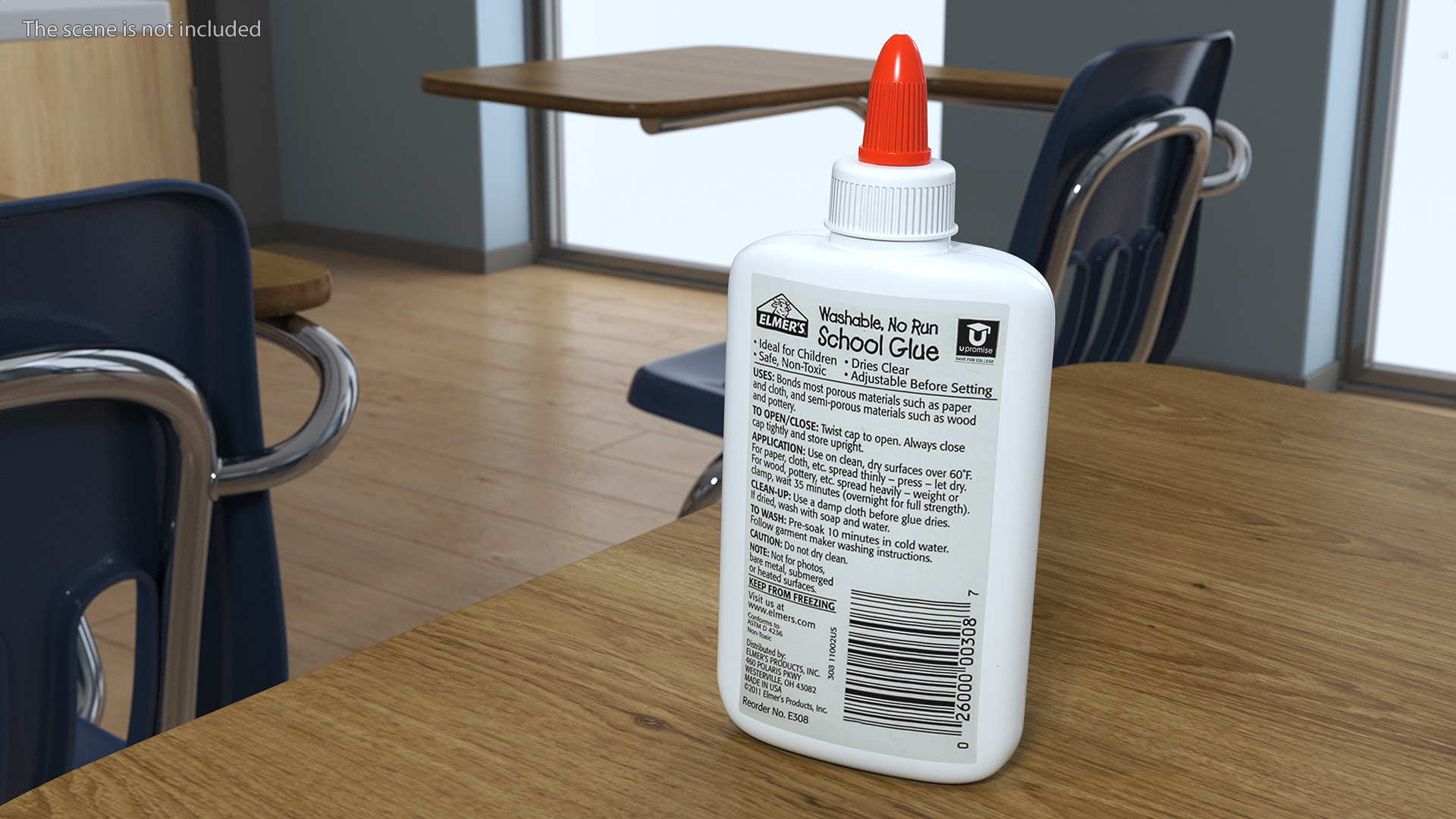 Washable School Glue Elmers 7 Oz 3D