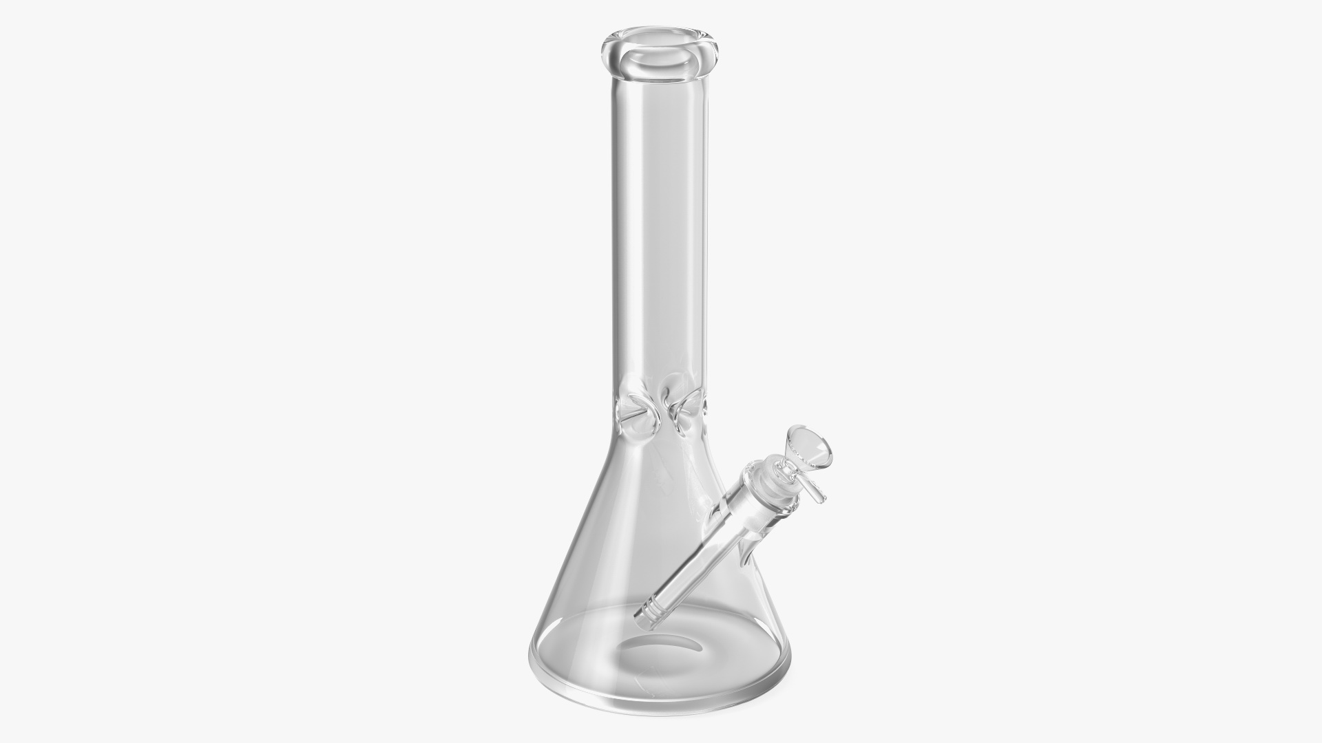 Glass Beaker Bong 3D