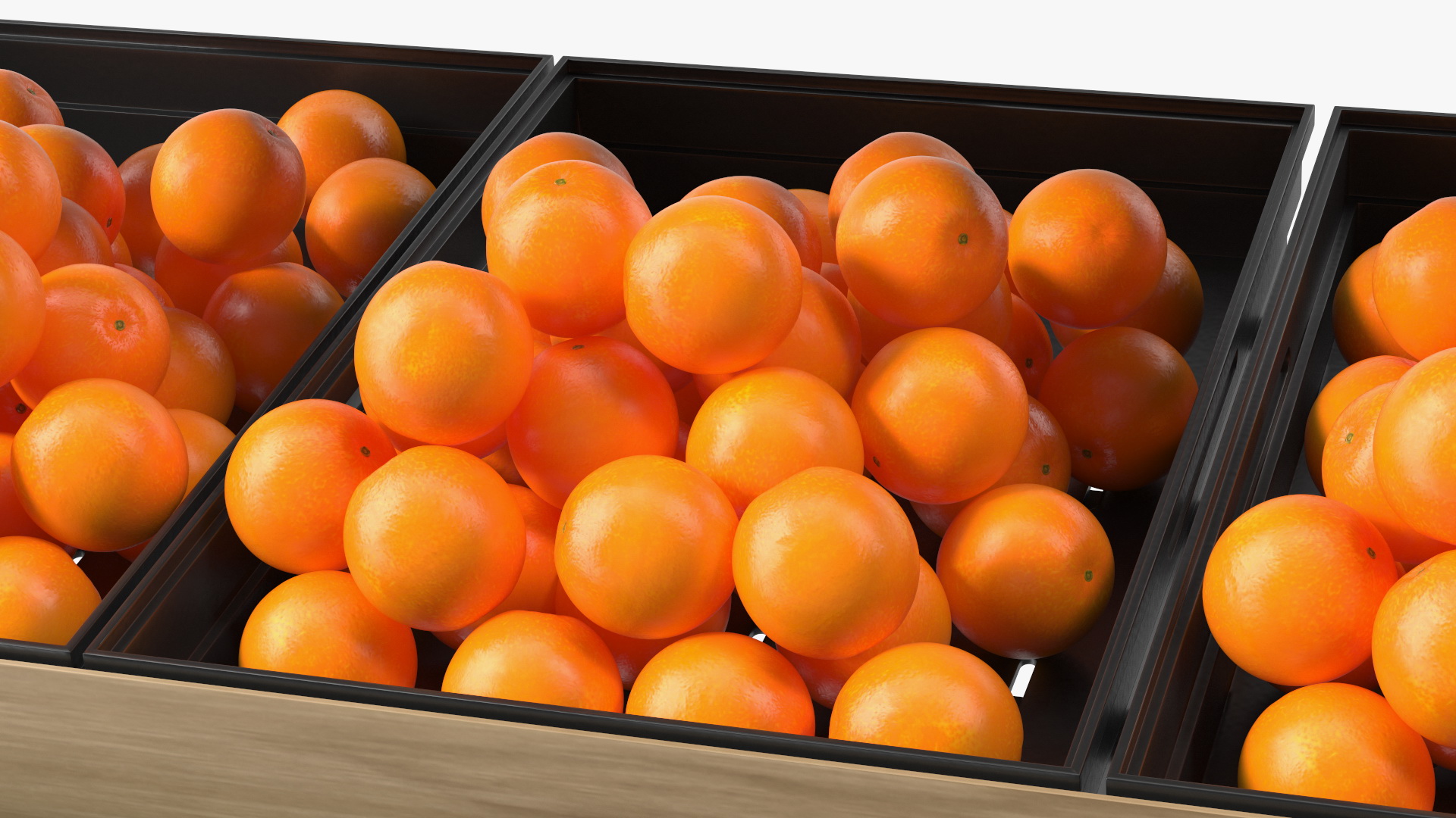 3D Supermarket Fruit Display Stand
