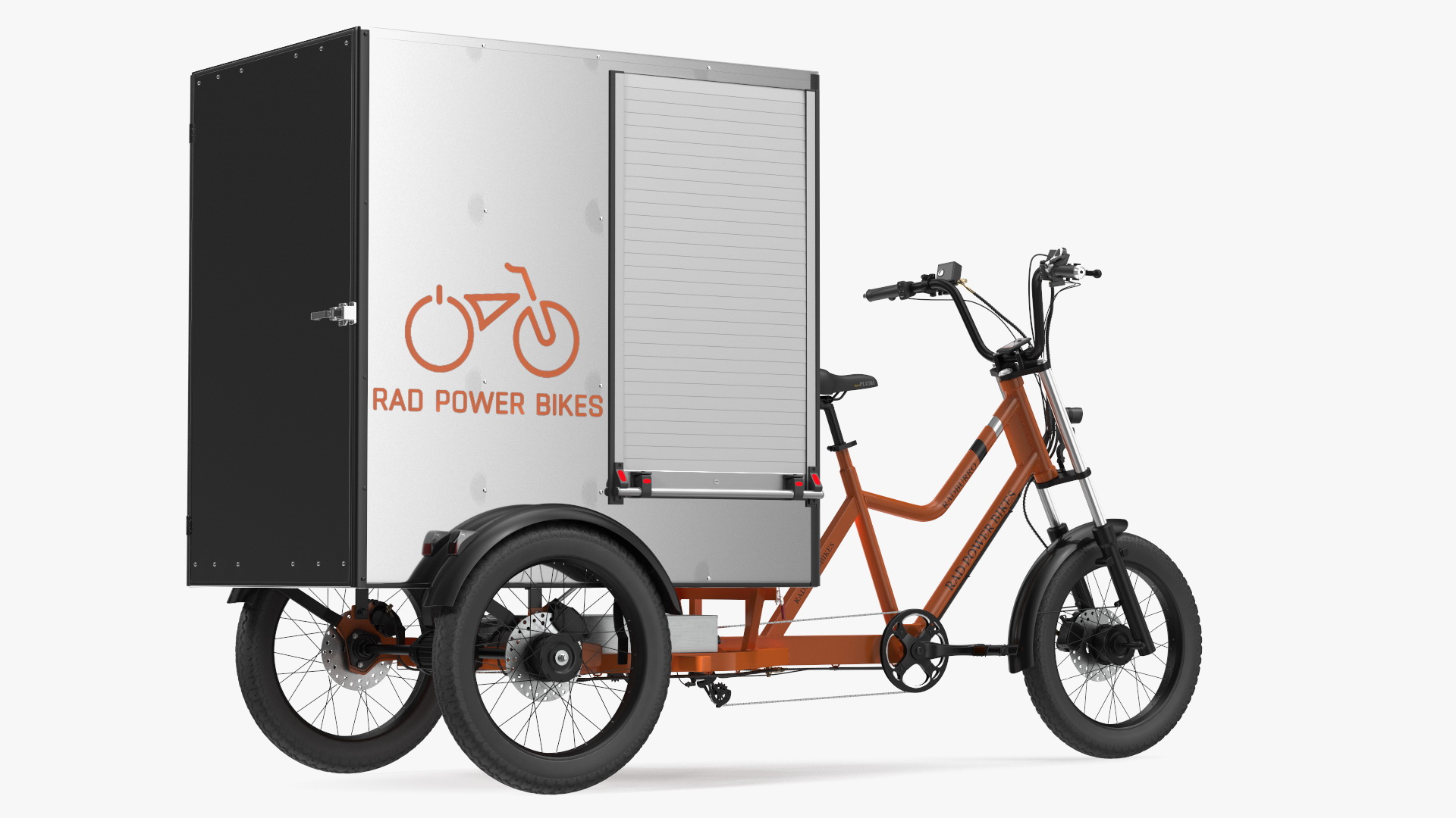 3D Rad Power Bike RadBurro with Cargo Box model