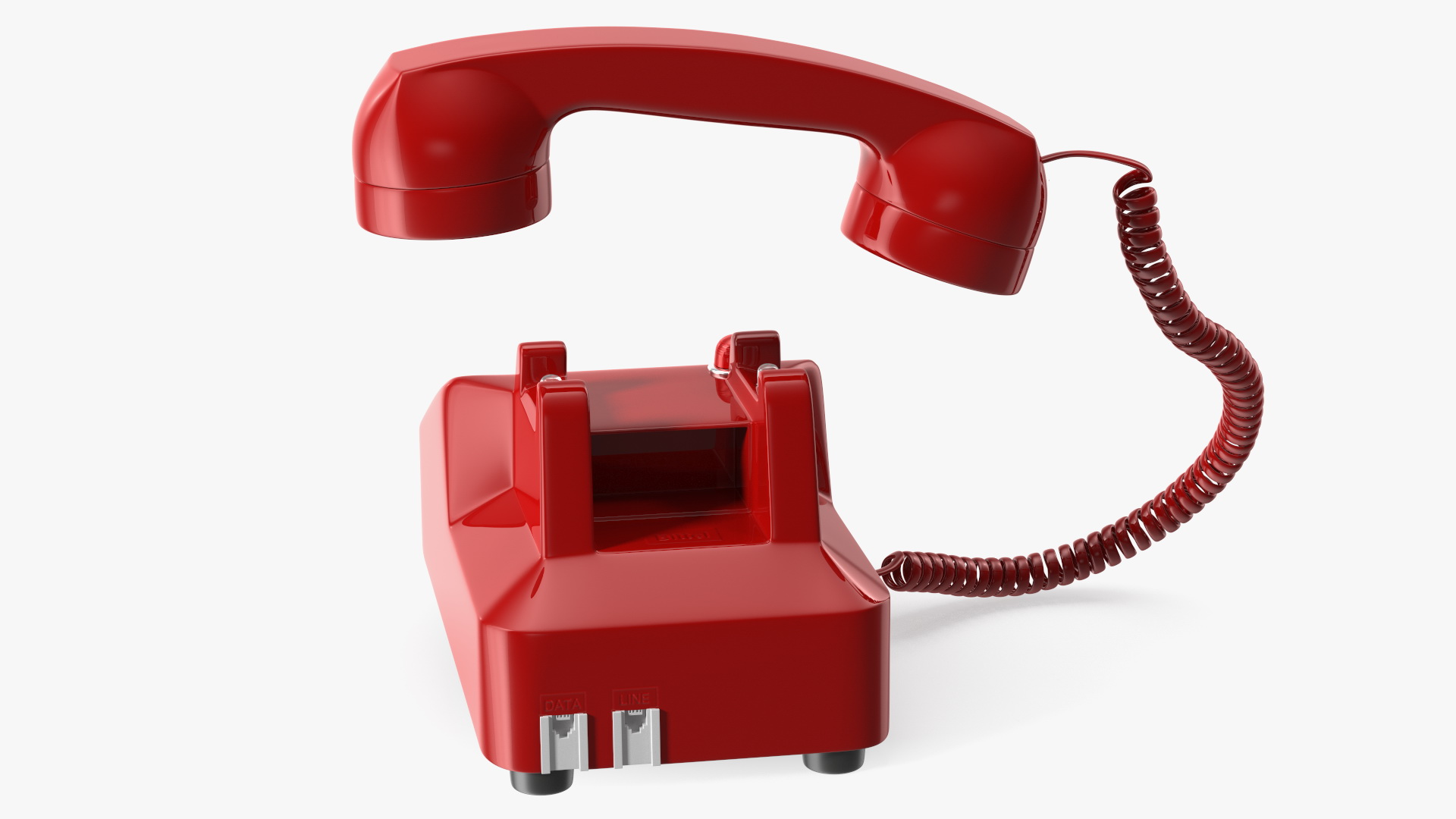 Bittel Vintage Retro Telephone Off Hook 3D model