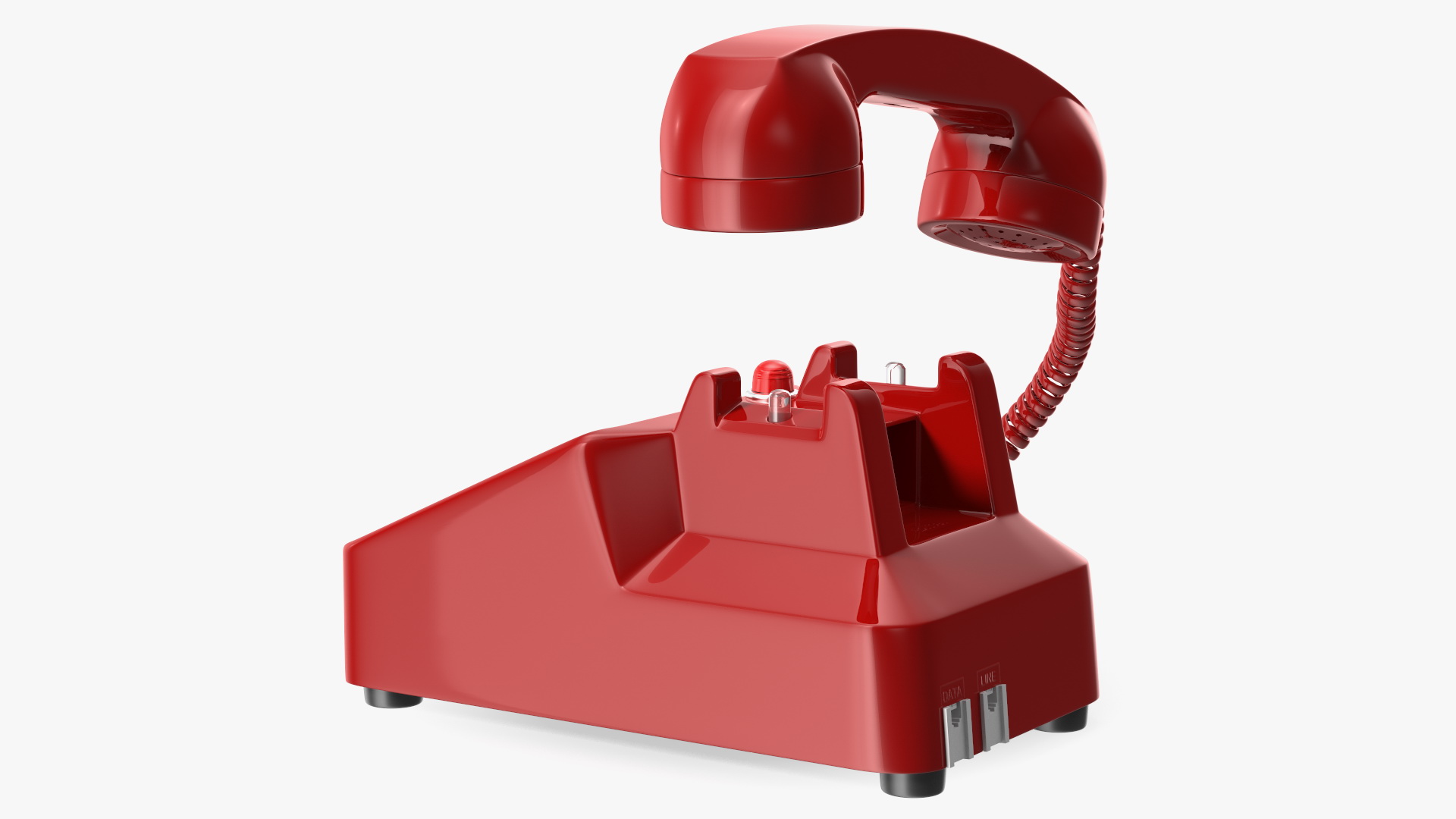 Bittel Vintage Retro Telephone Off Hook 3D model