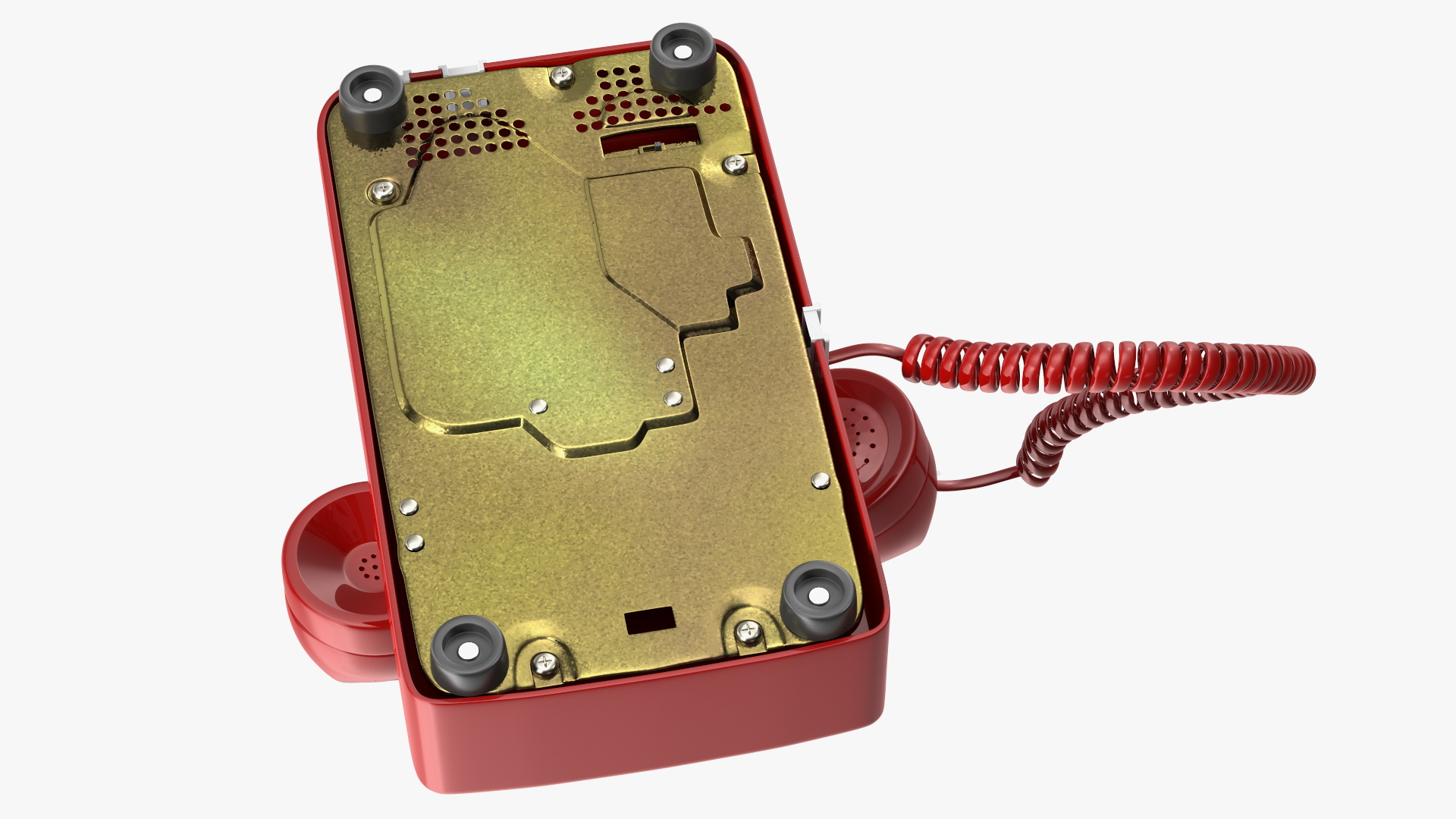 Bittel Vintage Retro Telephone Off Hook 3D model