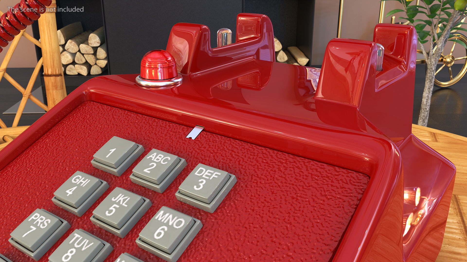 Bittel Vintage Retro Telephone Off Hook 3D model