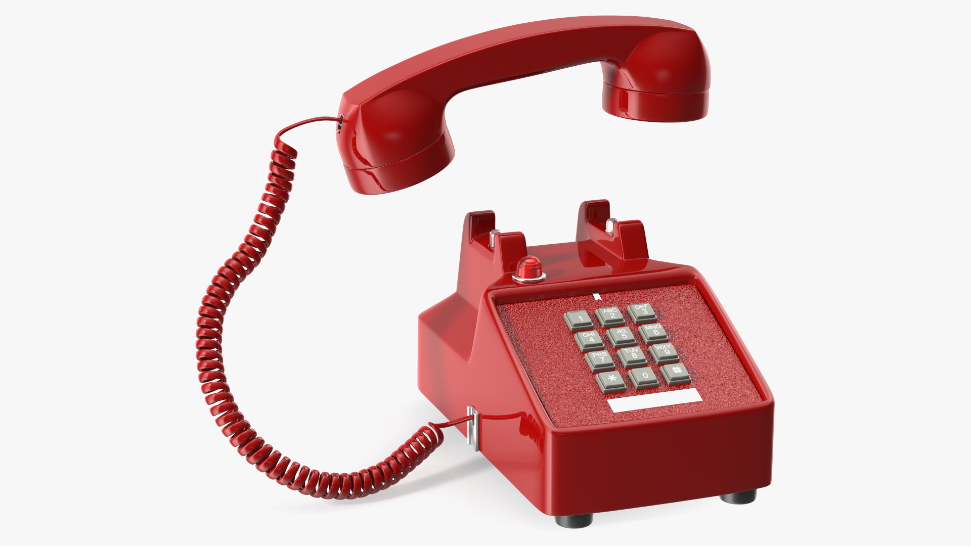 Bittel Vintage Retro Telephone Off Hook 3D model