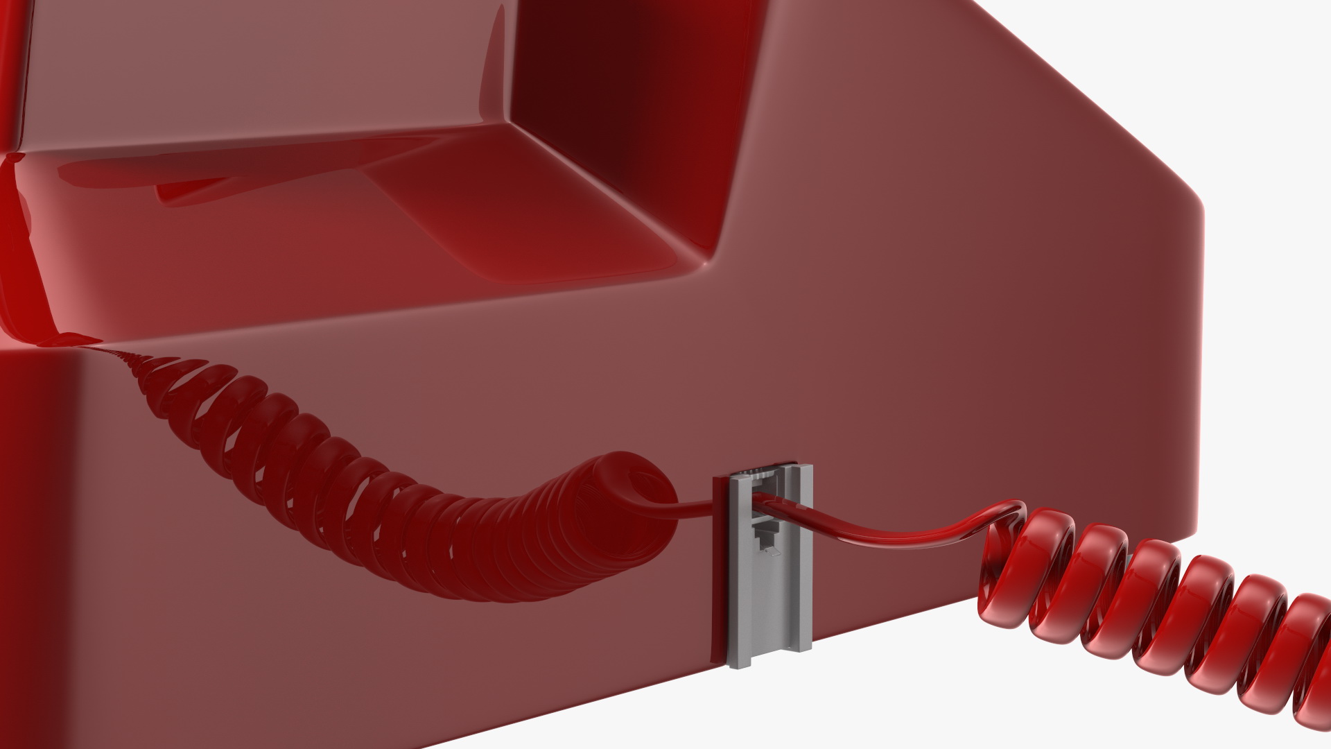 Bittel Vintage Retro Telephone Off Hook 3D model