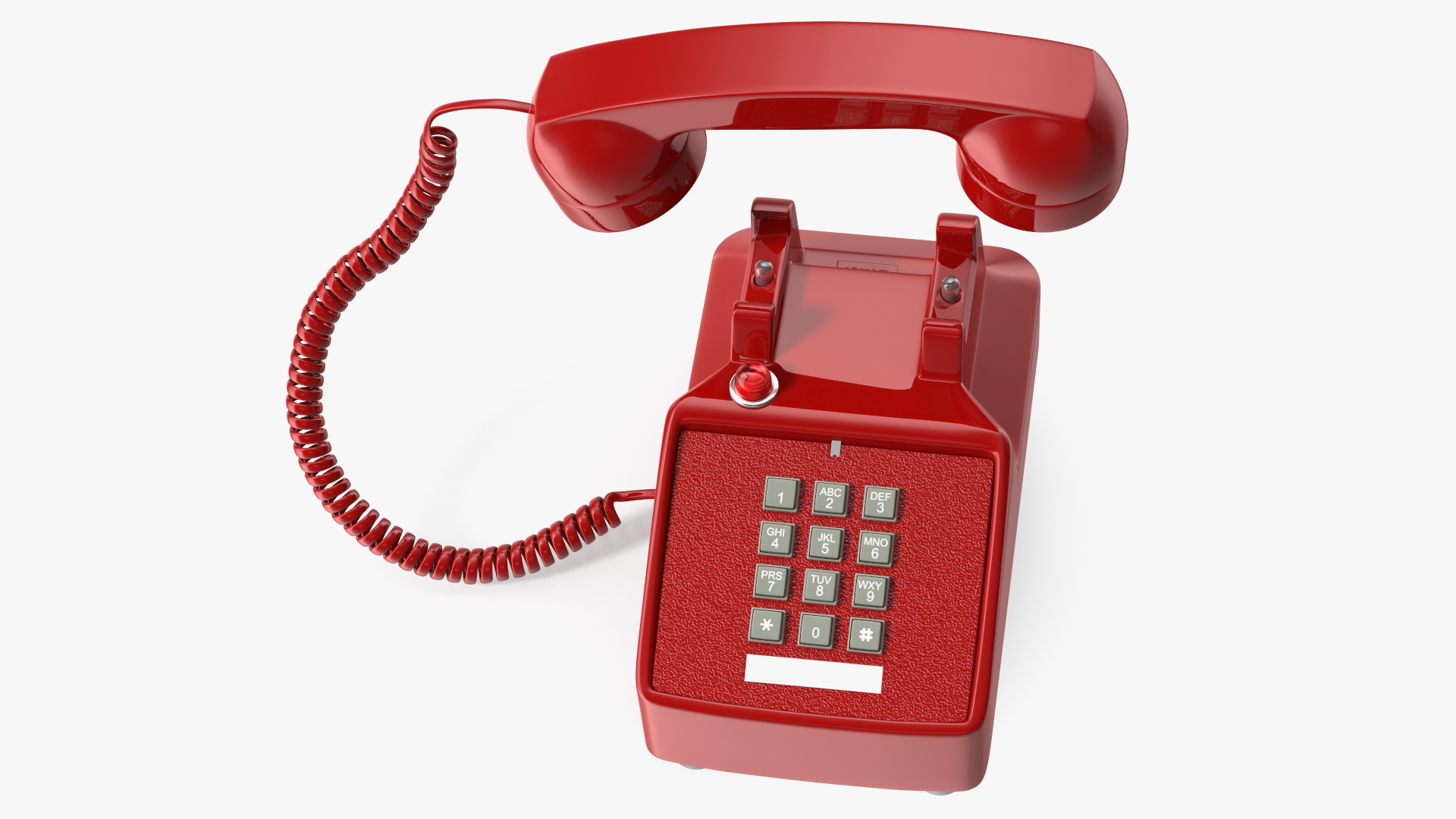Bittel Vintage Retro Telephone Off Hook 3D model