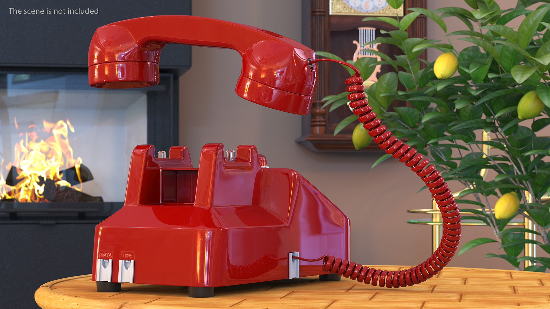 Bittel Vintage Retro Telephone Off Hook 3D model