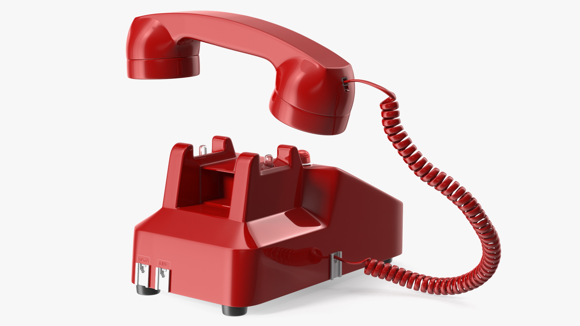 Bittel Vintage Retro Telephone Off Hook 3D model