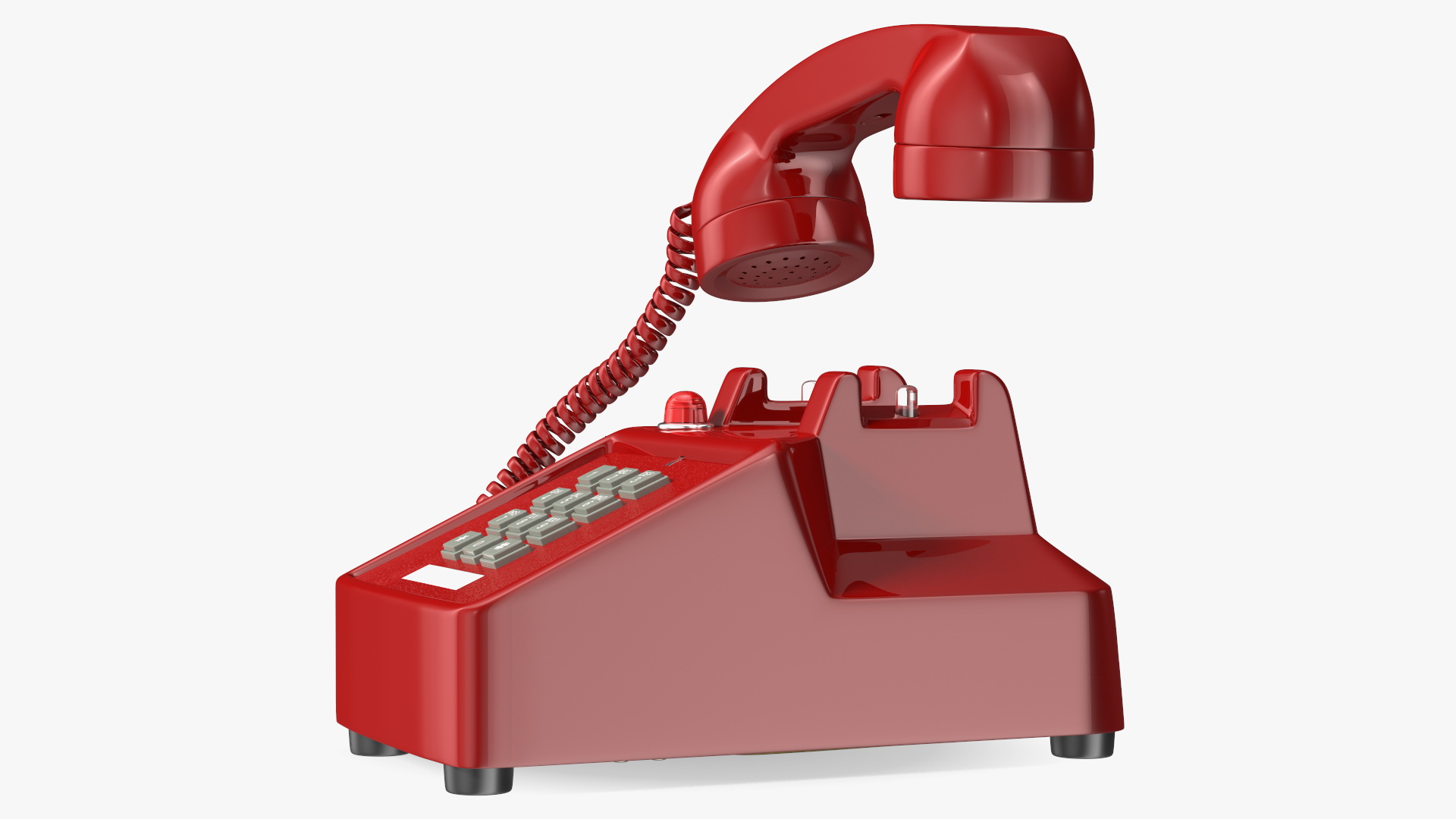 Bittel Vintage Retro Telephone Off Hook 3D model