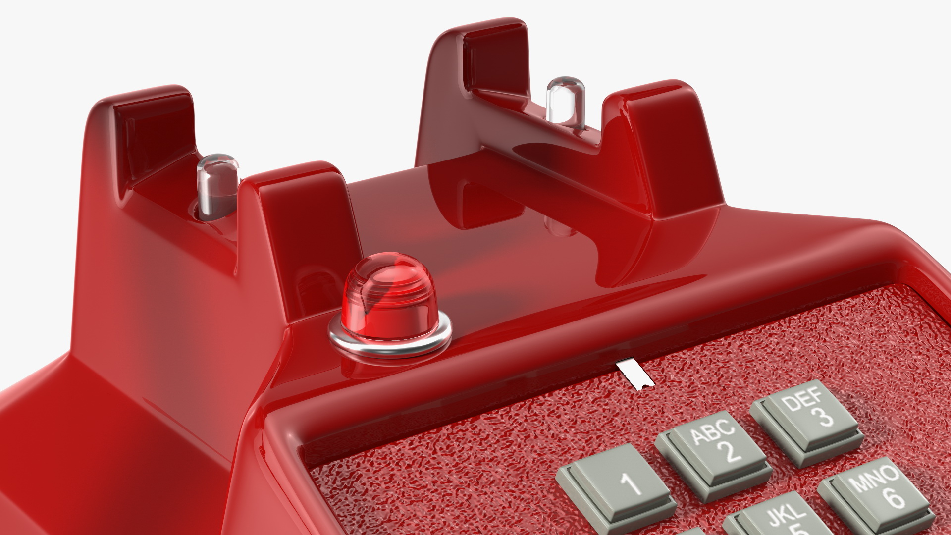 Bittel Vintage Retro Telephone Off Hook 3D model