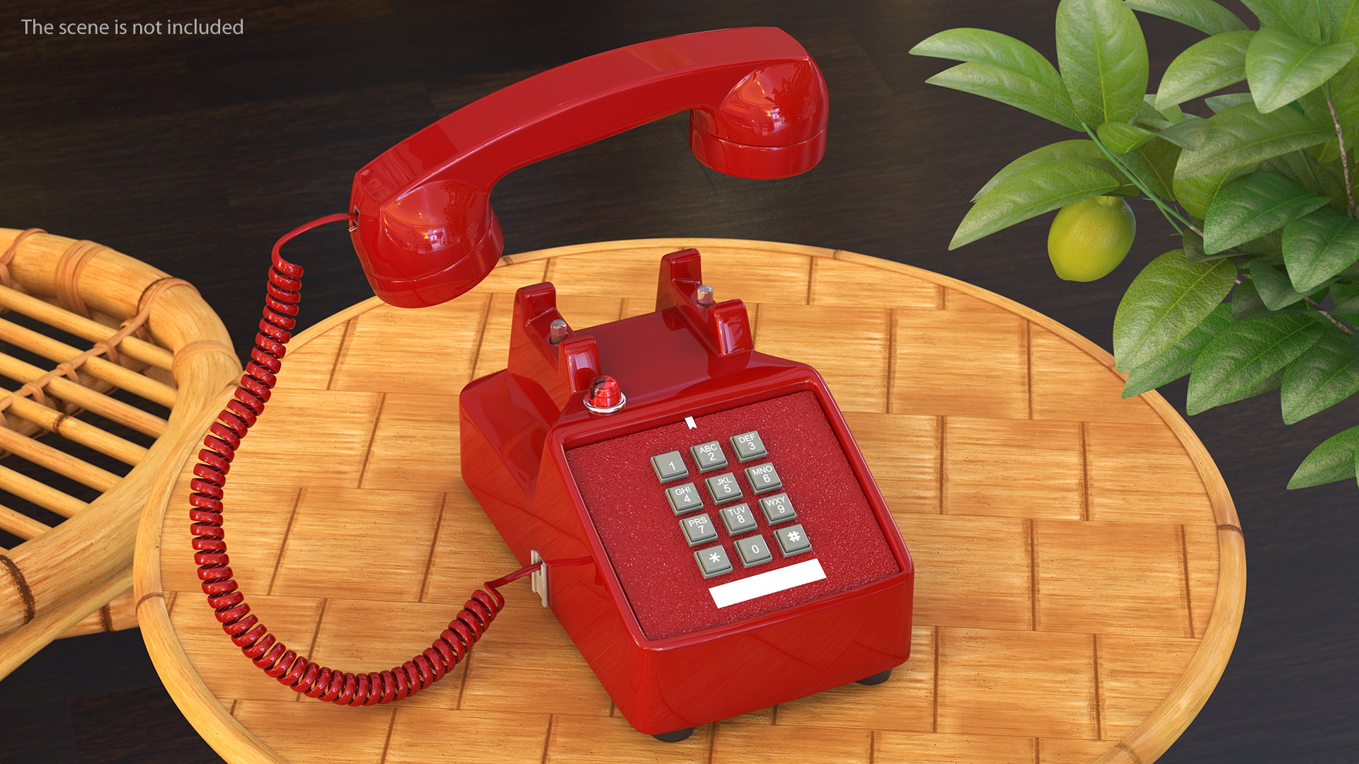 Bittel Vintage Retro Telephone Off Hook 3D model
