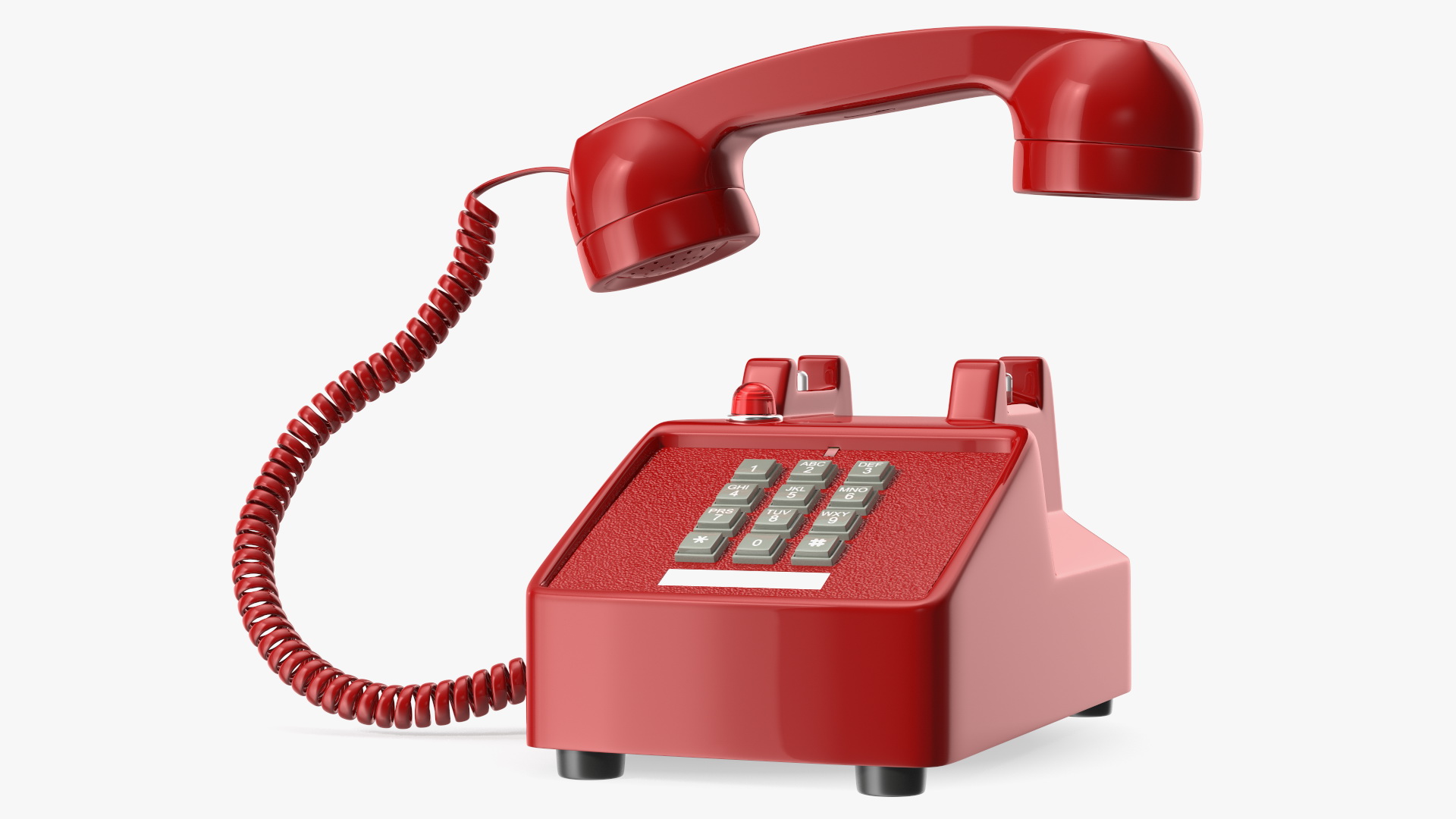 Bittel Vintage Retro Telephone Off Hook 3D model