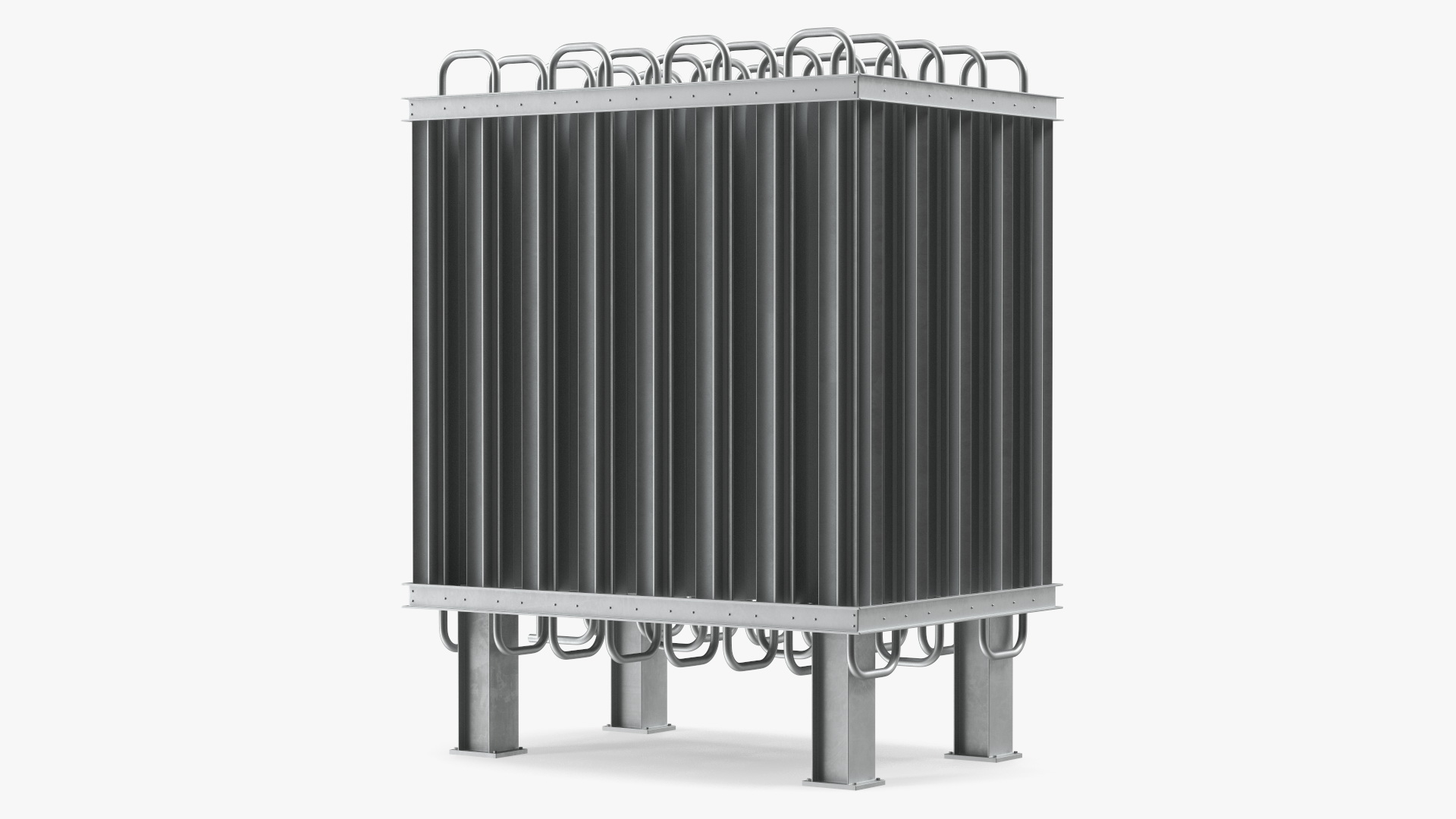 3D model Radiator of LNG Gas Filling Station