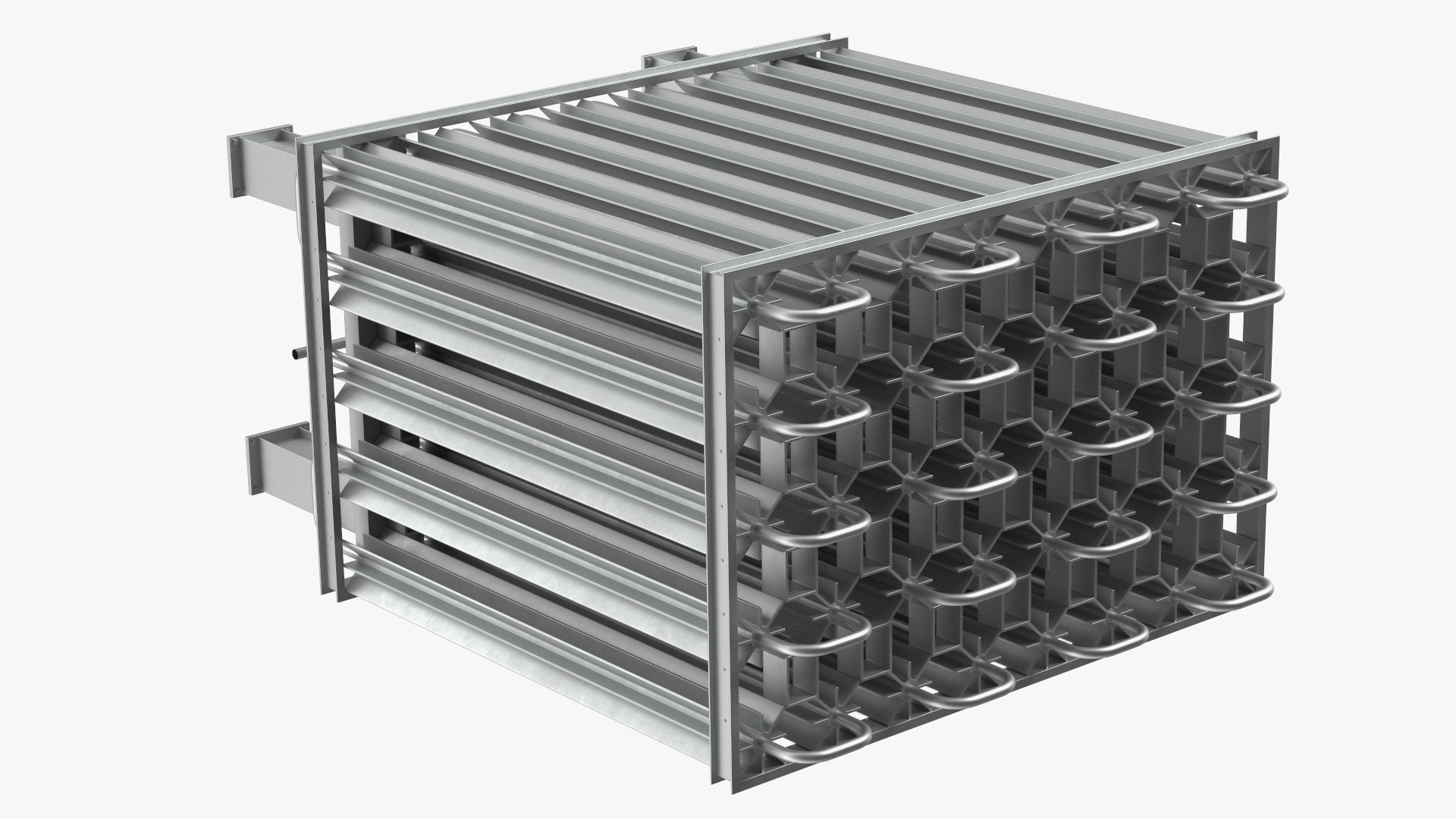 3D model Radiator of LNG Gas Filling Station