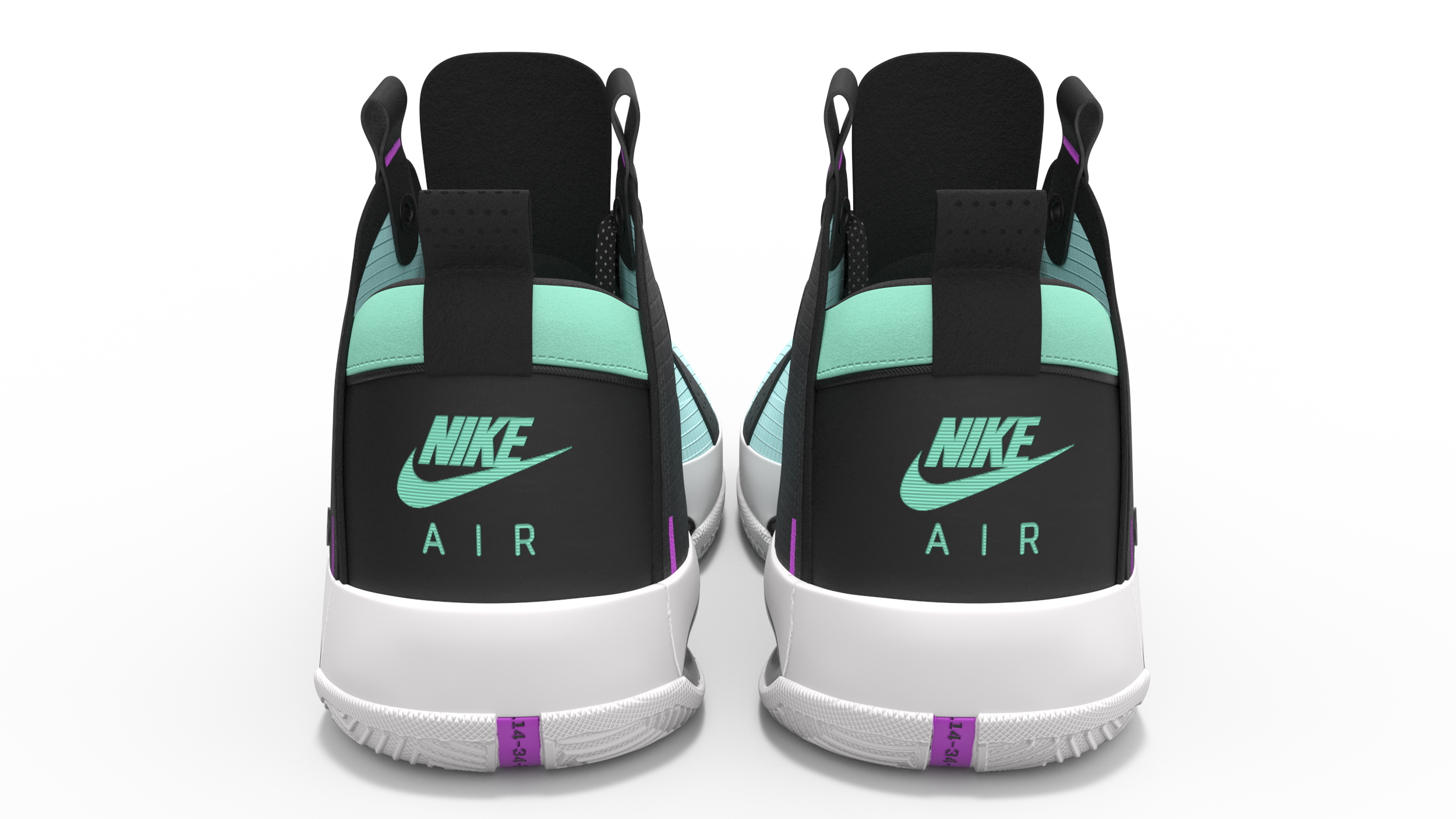 Air Jordan 34 Nike XXXIV PF Turquoise 3D
