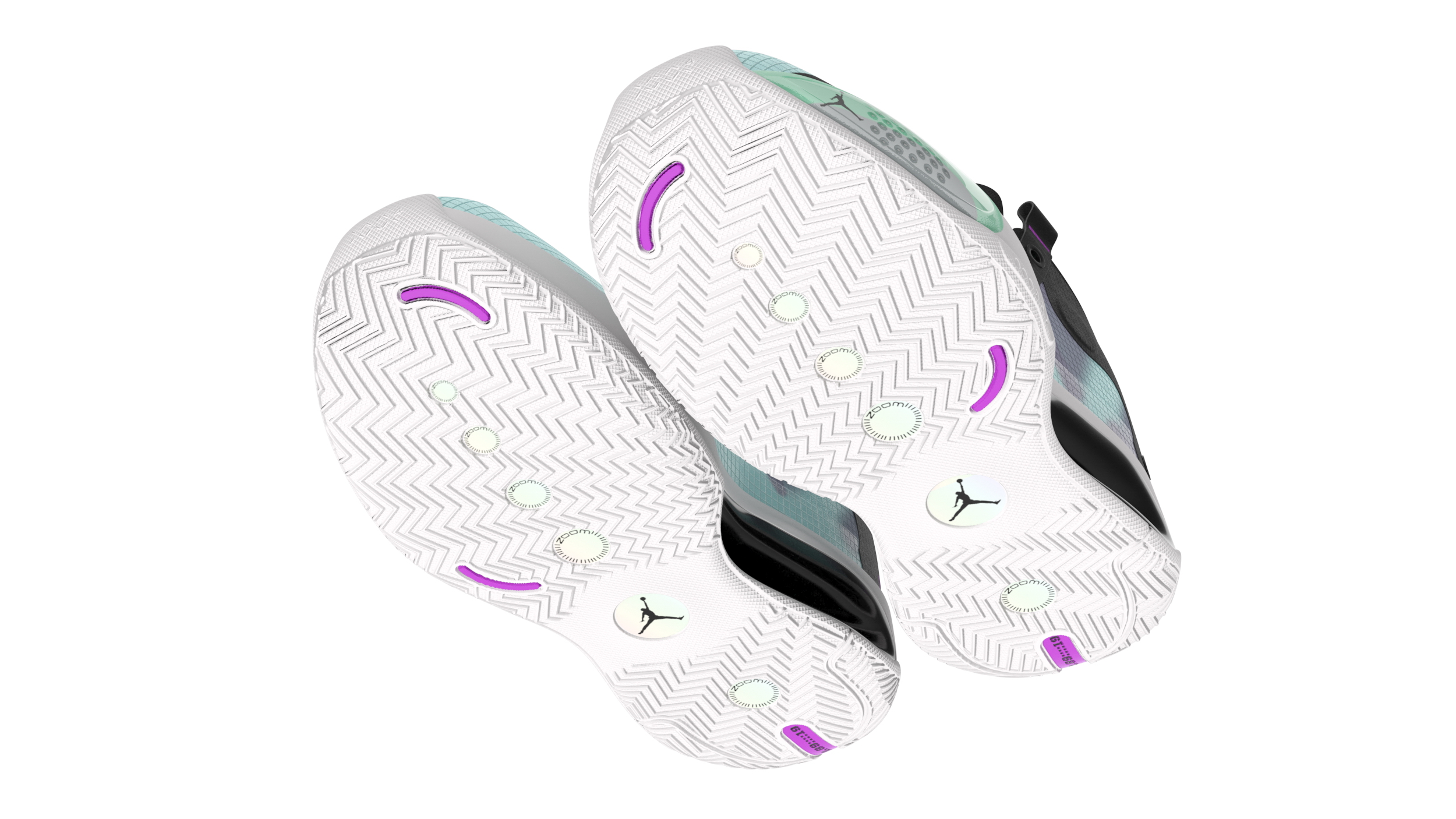 Air Jordan 34 Nike XXXIV PF Turquoise 3D
