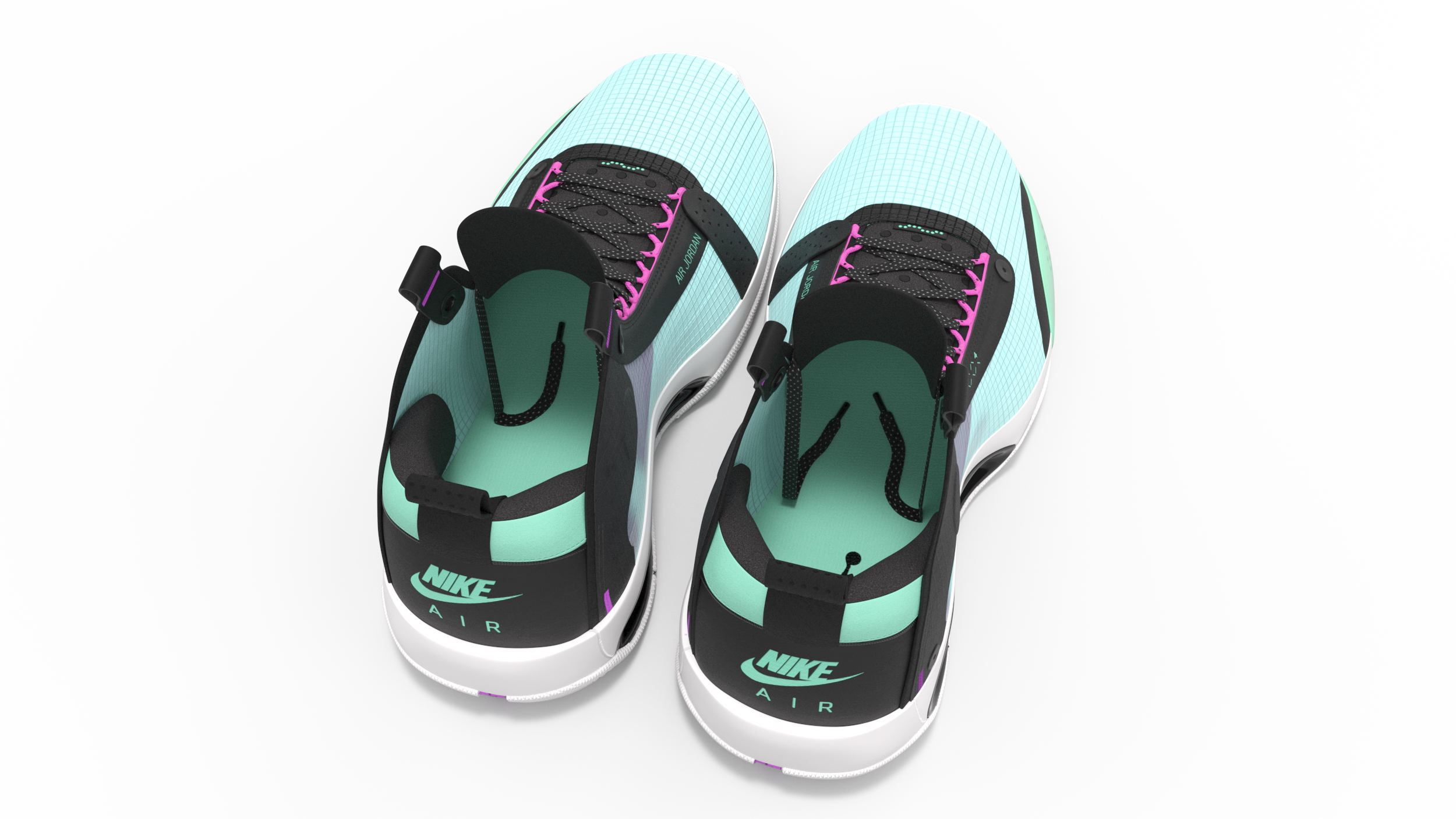 Air Jordan 34 Nike XXXIV PF Turquoise 3D