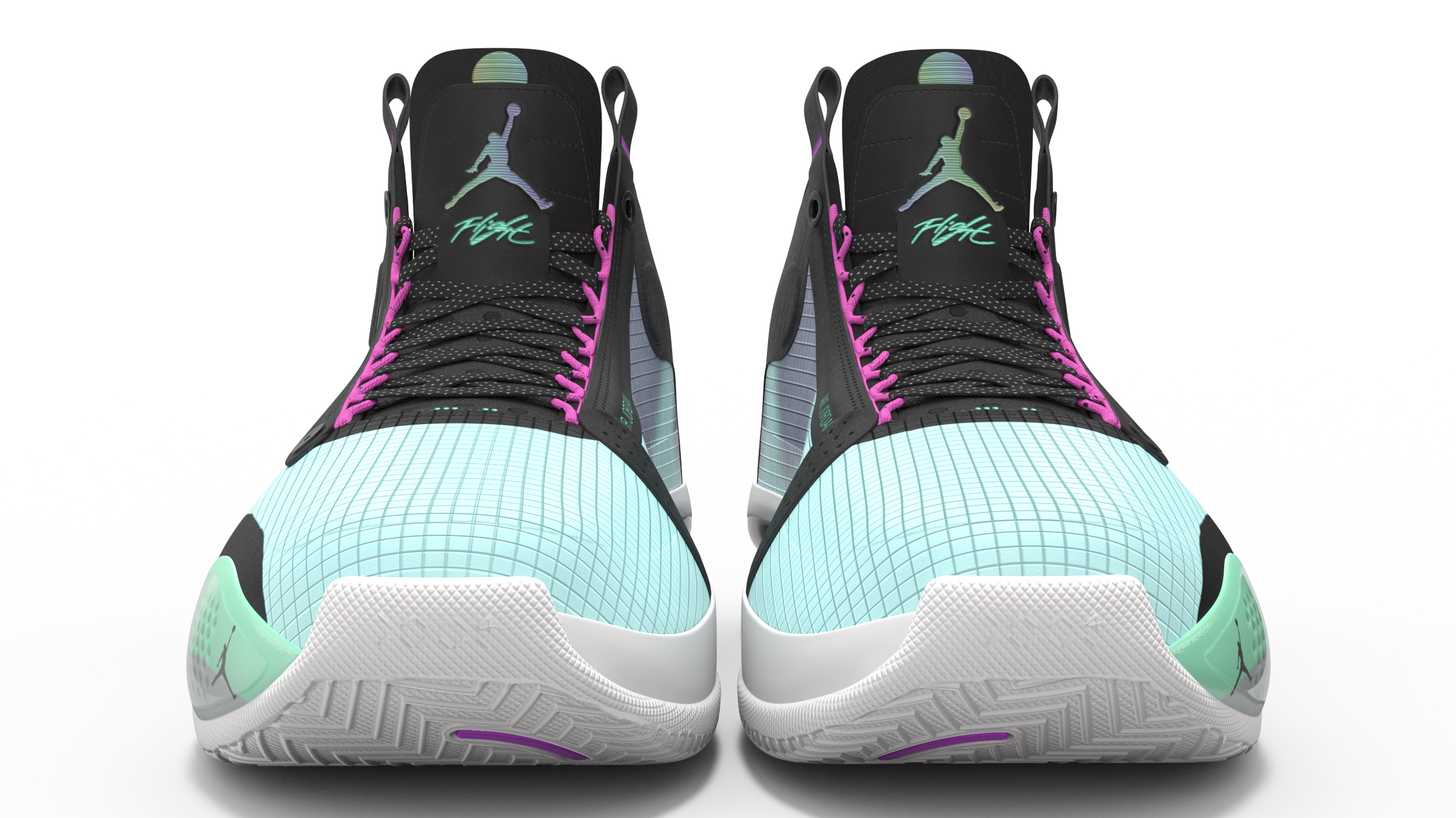 Air Jordan 34 Nike XXXIV PF Turquoise 3D