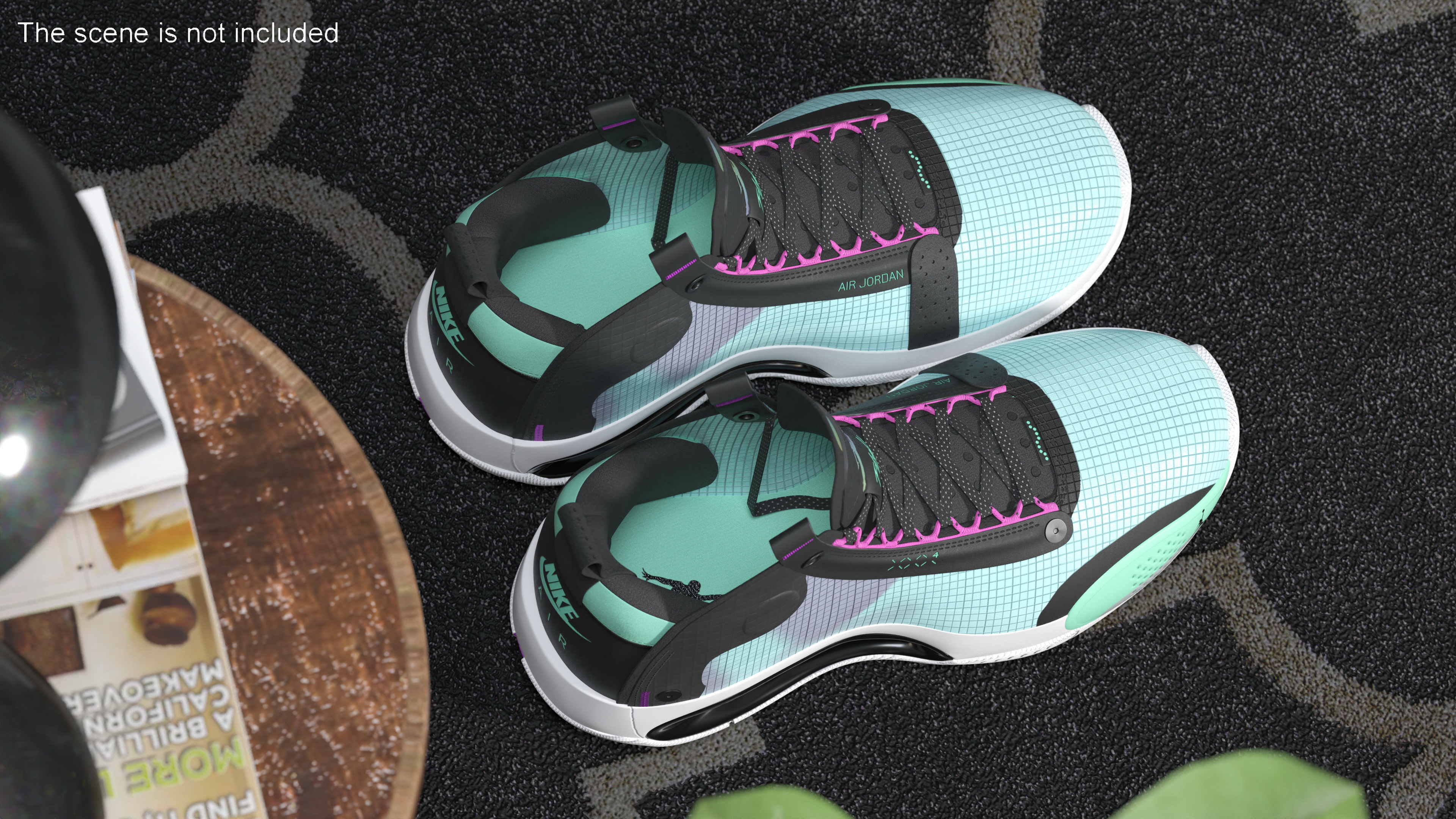 Air Jordan 34 Nike XXXIV PF Turquoise 3D