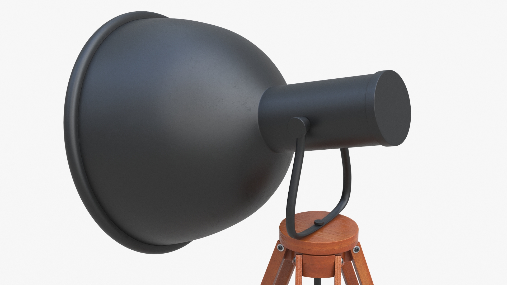 3D model Vintage Studio Floor Lamp on Tripod