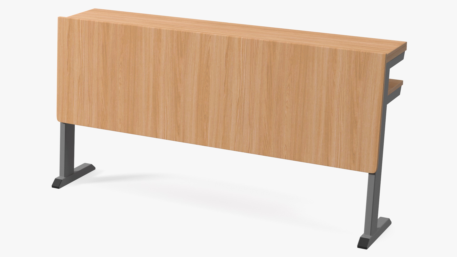 University Seating System Table For Three Seats 3D