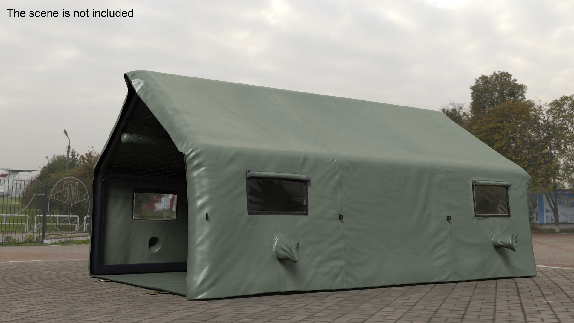 3D Military Emergency Medical Tent
