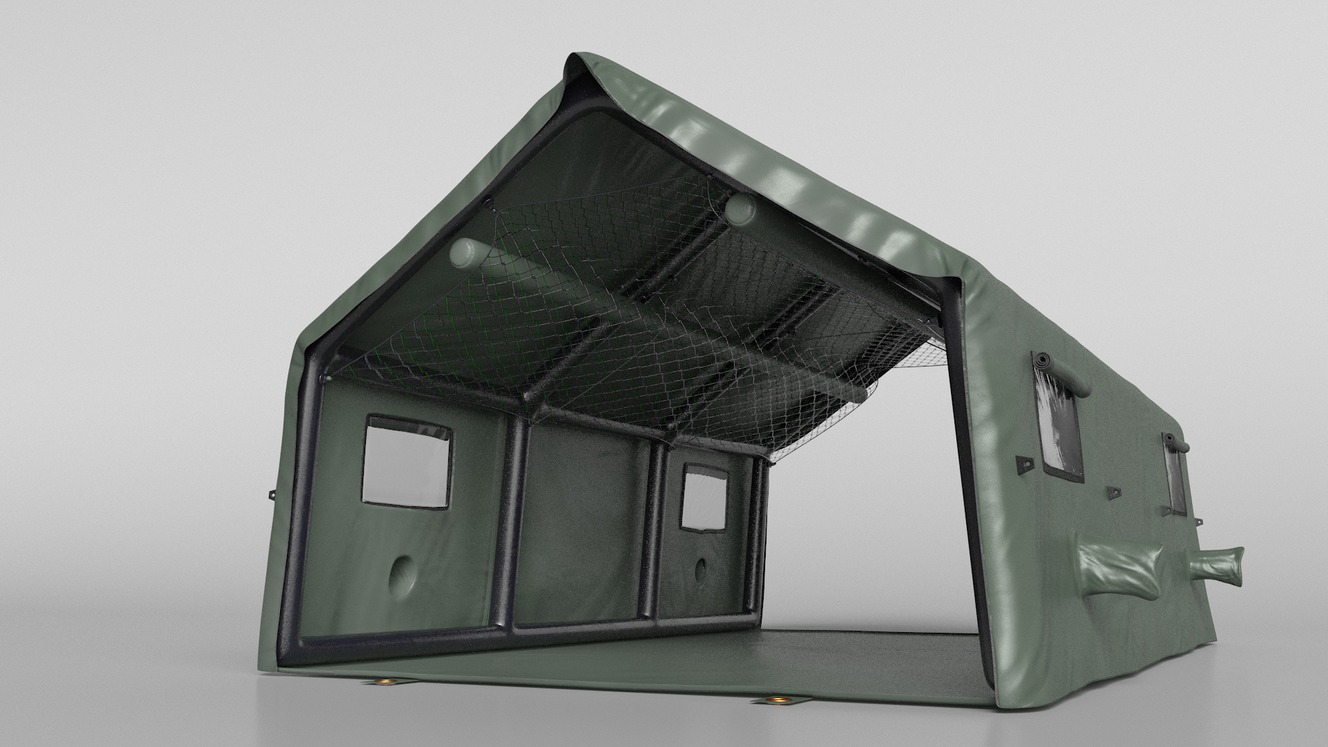 3D Military Emergency Medical Tent