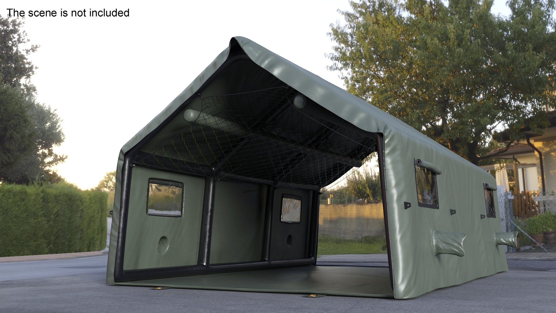 3D Military Emergency Medical Tent
