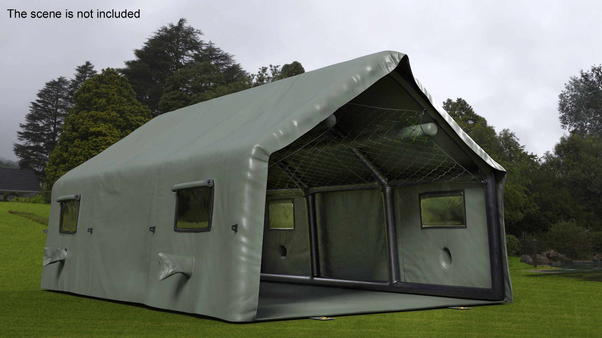 3D Military Emergency Medical Tent