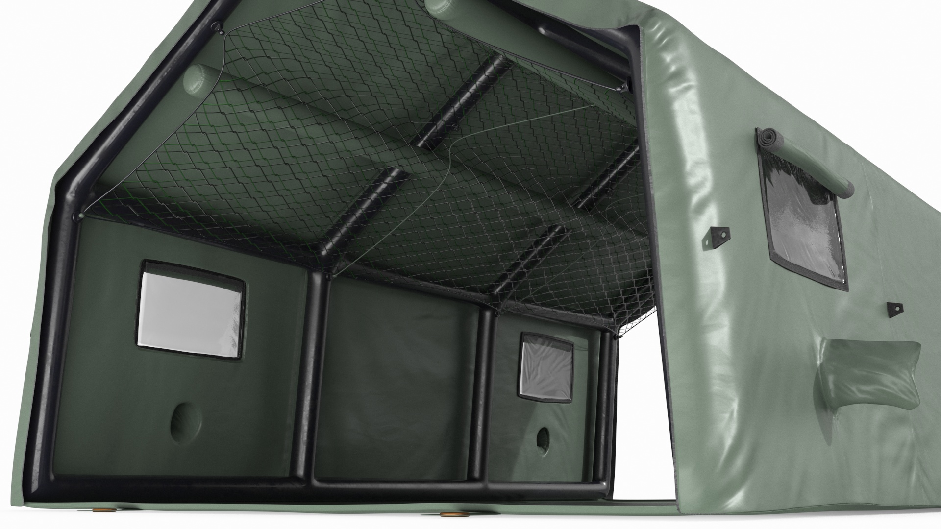 3D Military Emergency Medical Tent