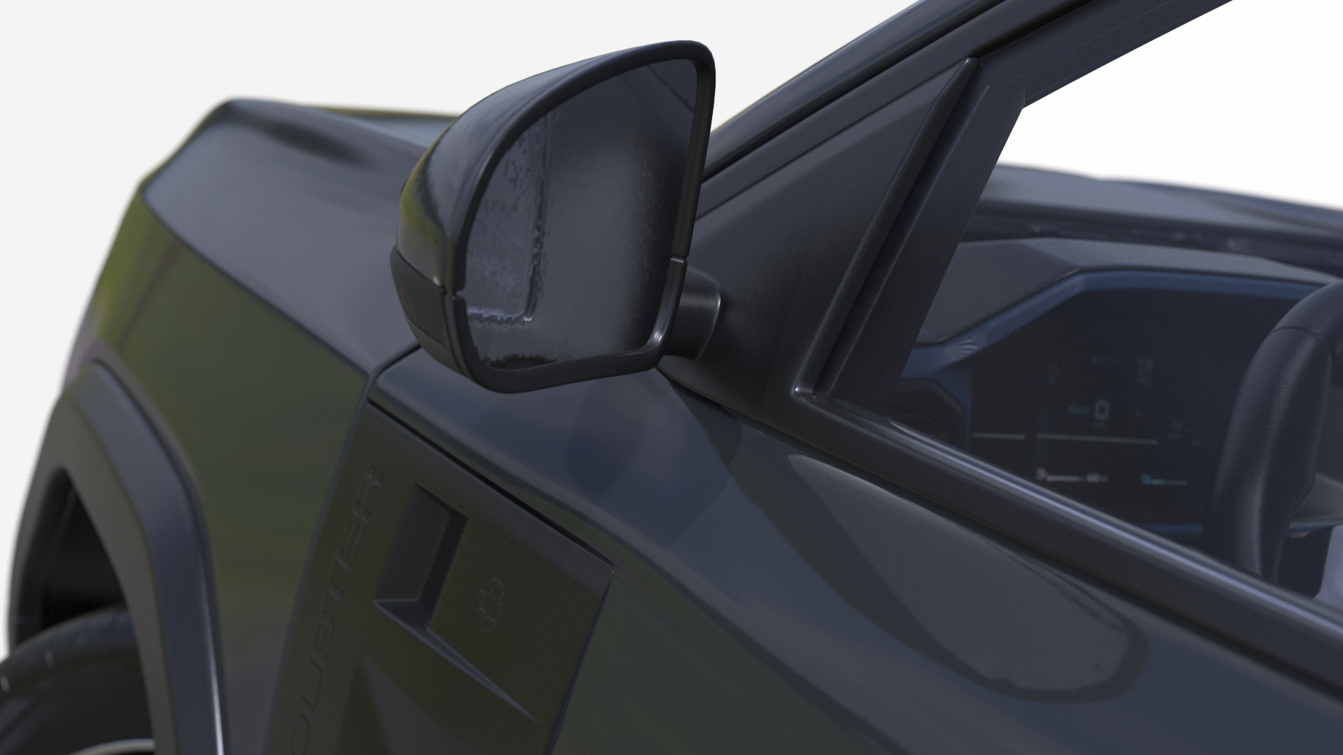 Dacia Duster 2024 Crossover Gray Rigged 3D model