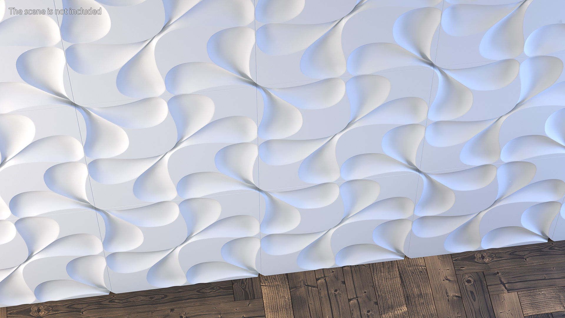 3D Wall Panel Drops Ceramic 3D